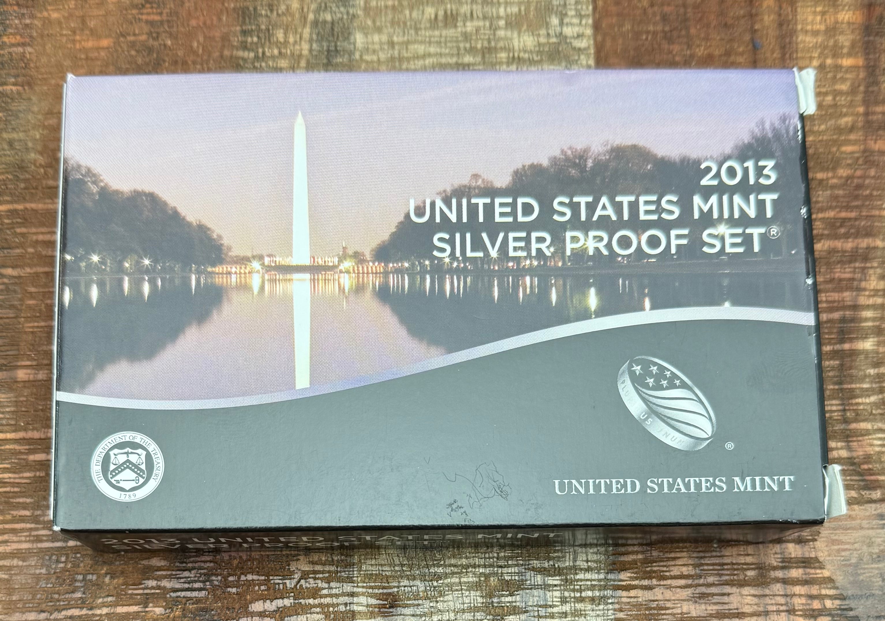 2013-S Silver Proof Set in OGP with COA