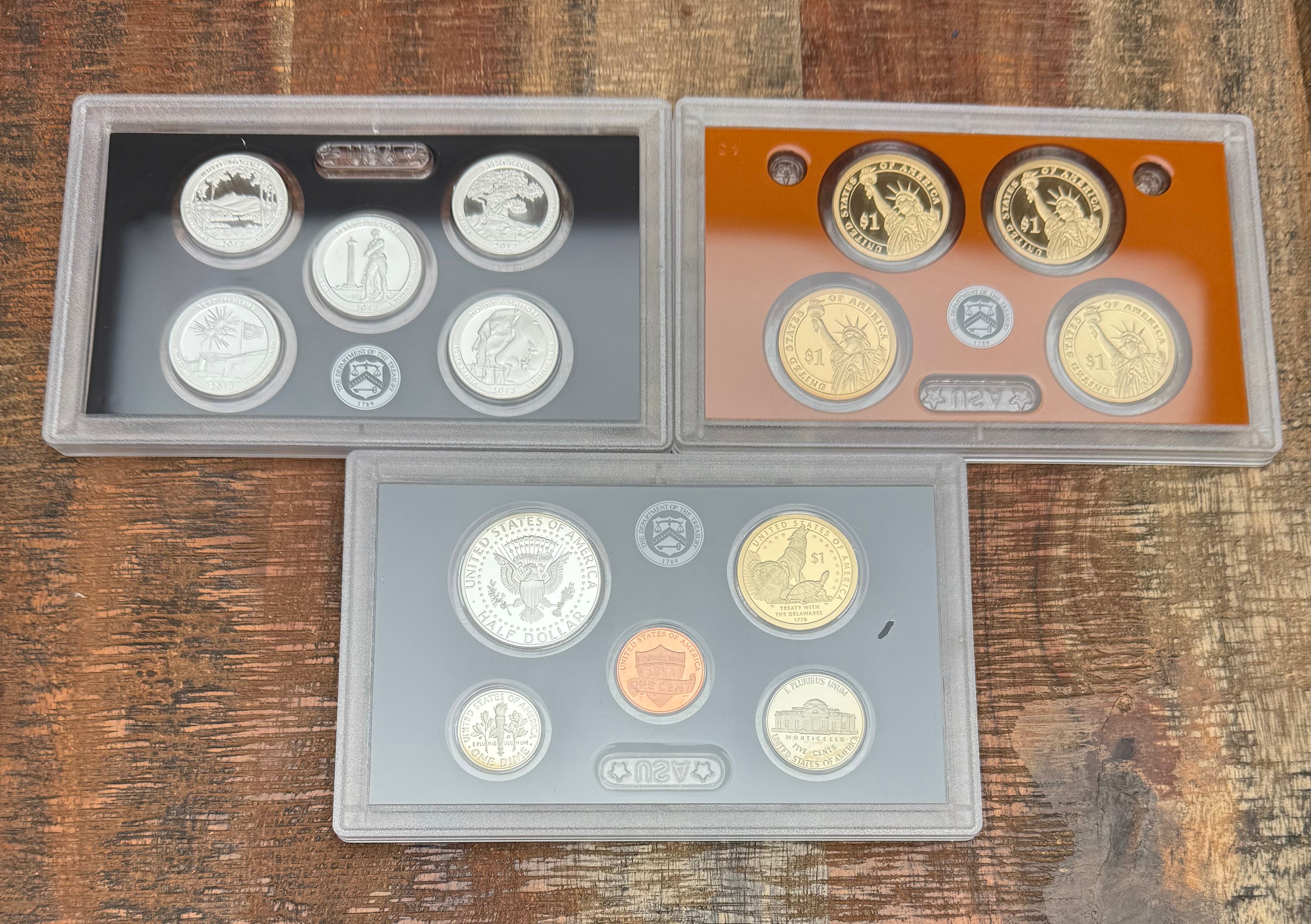 2013-S Silver Proof Set in OGP with COA