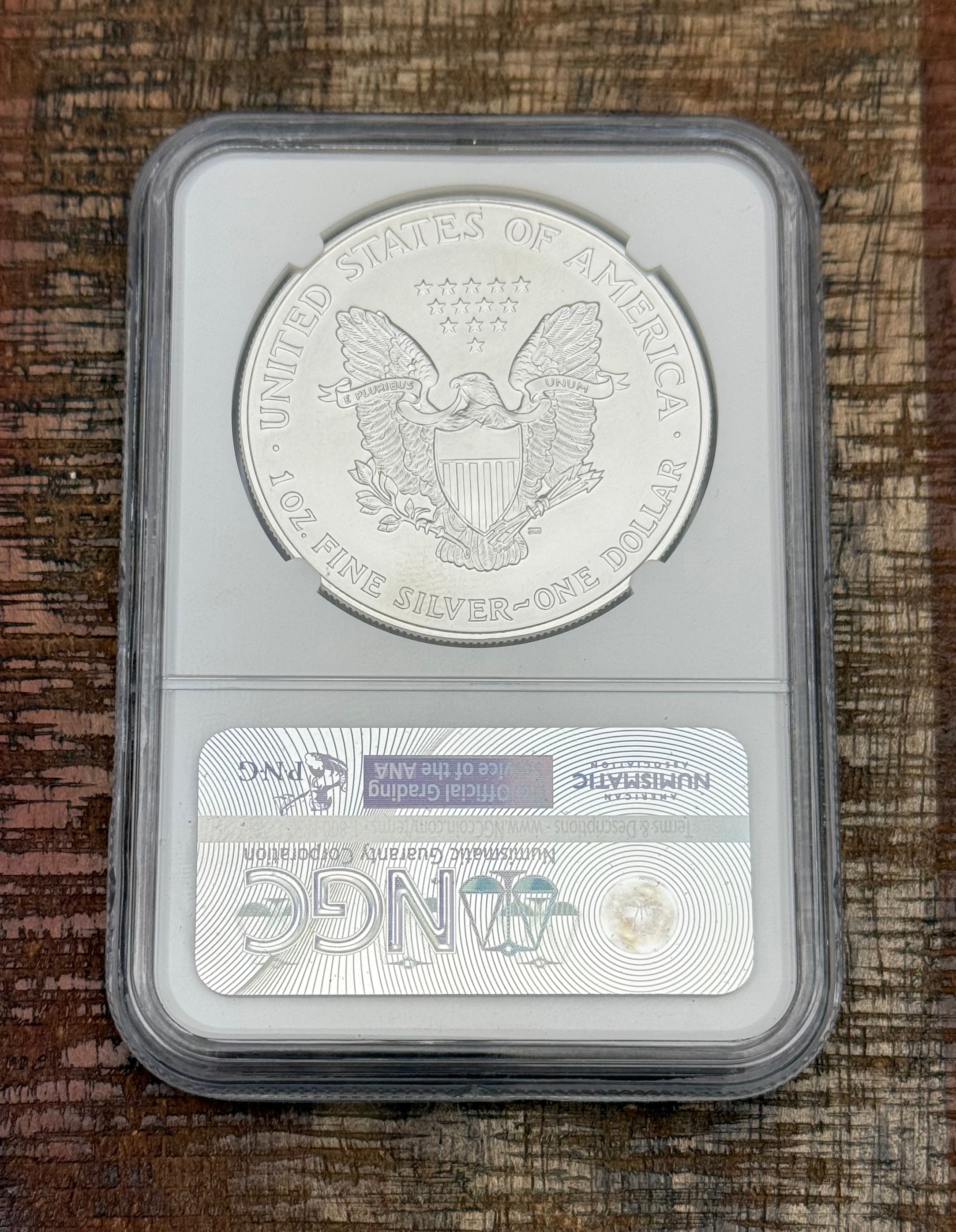 1998 $1 American Silver Eagle NGC graded MS69