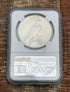 1921 $1 US Silver Peace Dollar ~ High Relief ~ NGC UNC Details-Cleaned ~ KEY DATE