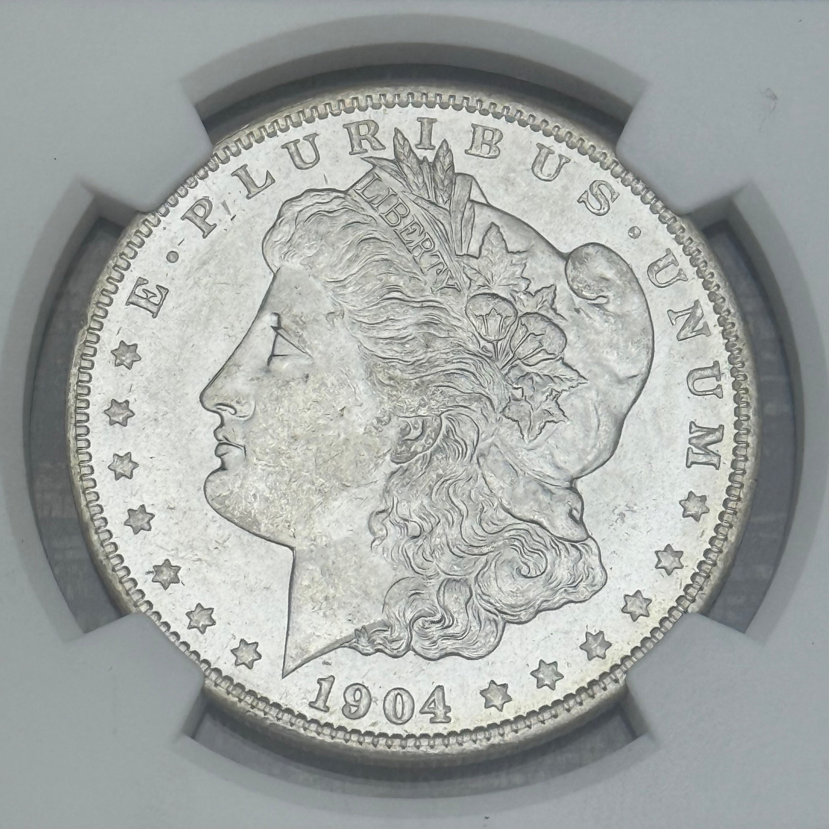 1904-O $1 US Morgan Silver Dollar NGC MS63