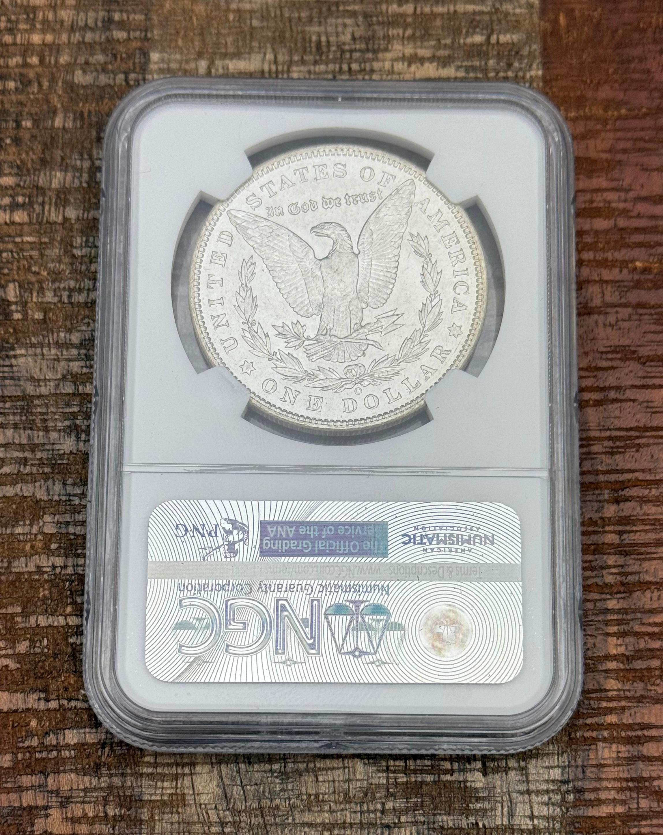 1904-O $1 US Morgan Silver Dollar NGC MS63