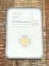 1853 $1 Liberty Head Gold Dollar ~ Type 1 ~ NGC MS60