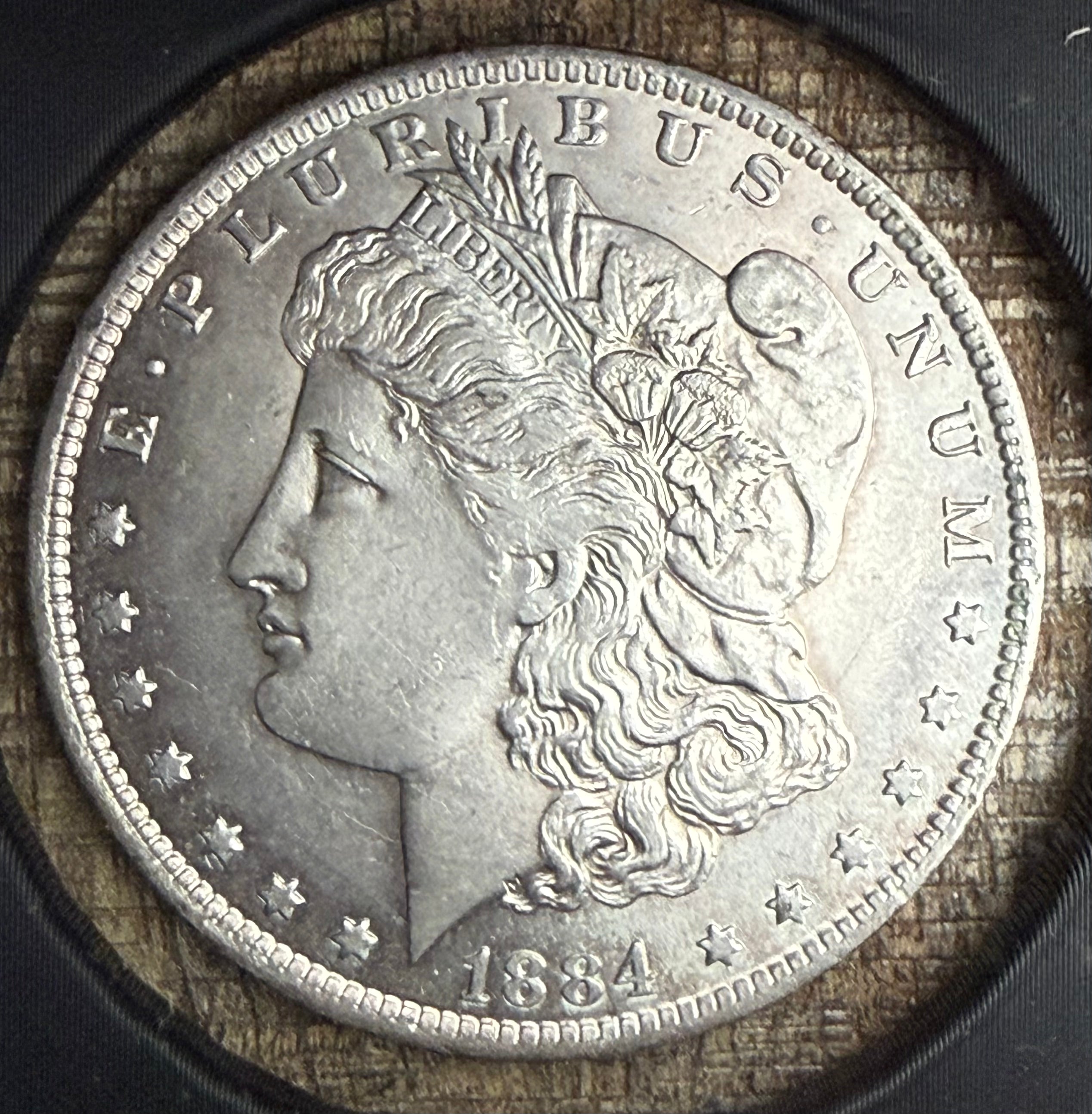 1884-O $1 US Morgan Silver Dollar