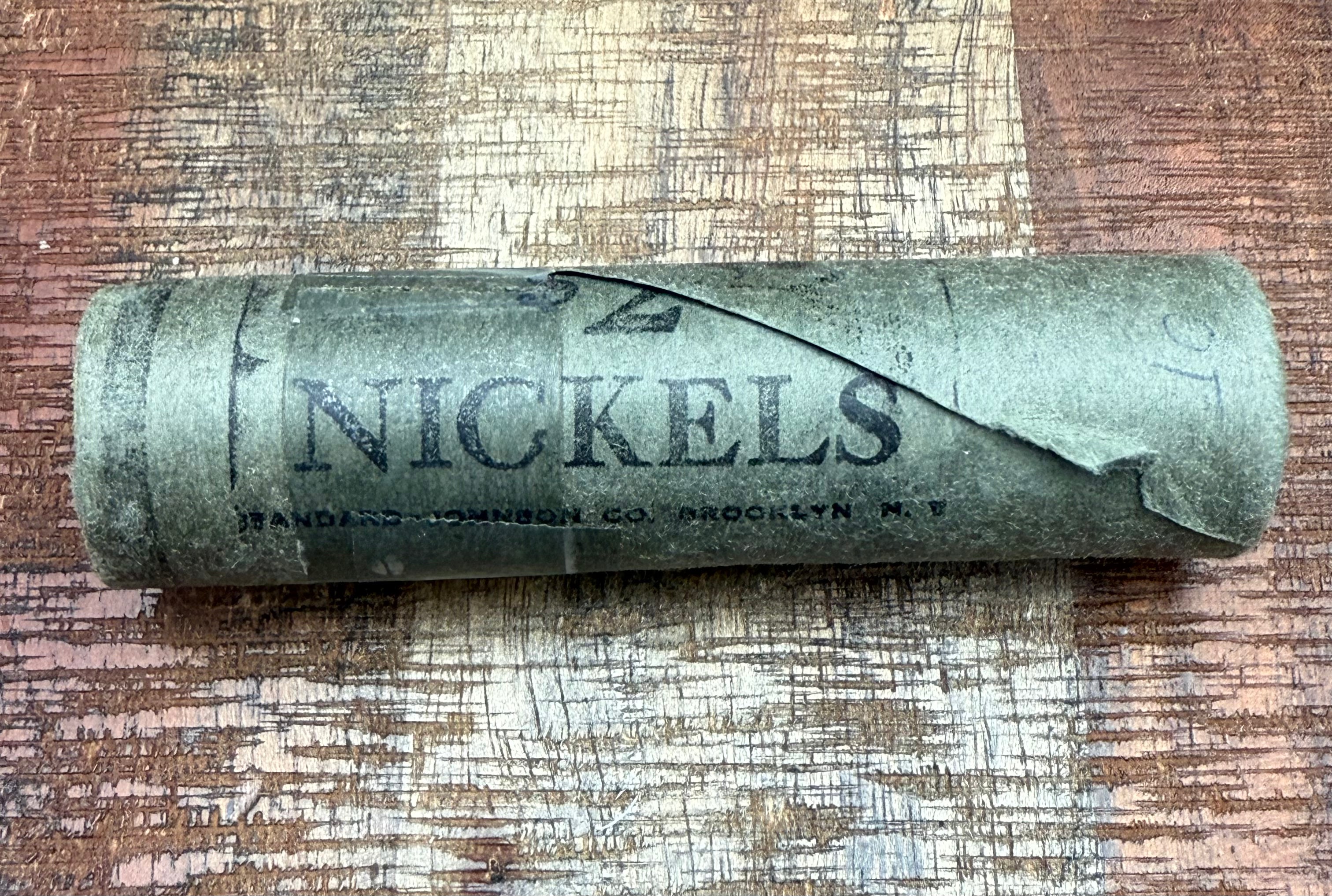 1950-P Jefferson Nickel Roll~GEM BU Rolls of 40~ All Uncirculated in original bank roll