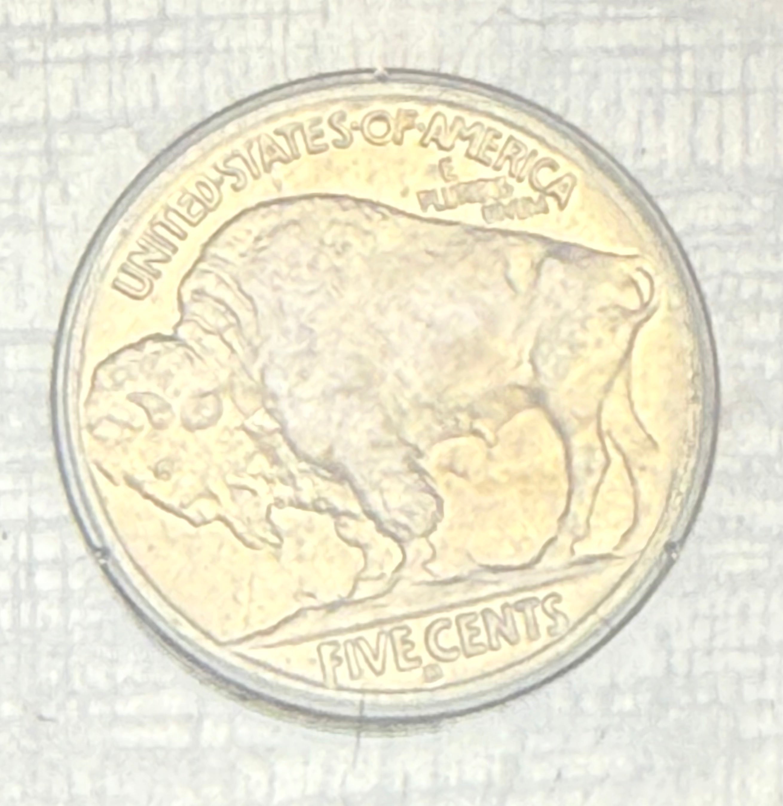 1938-D 5C Buffalo Nickel~PCGS MS65