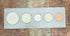 1964 Birth Year Set, 5 coin set with 90% Silver Half Dollar, Quarter, & Dime. (Copy)