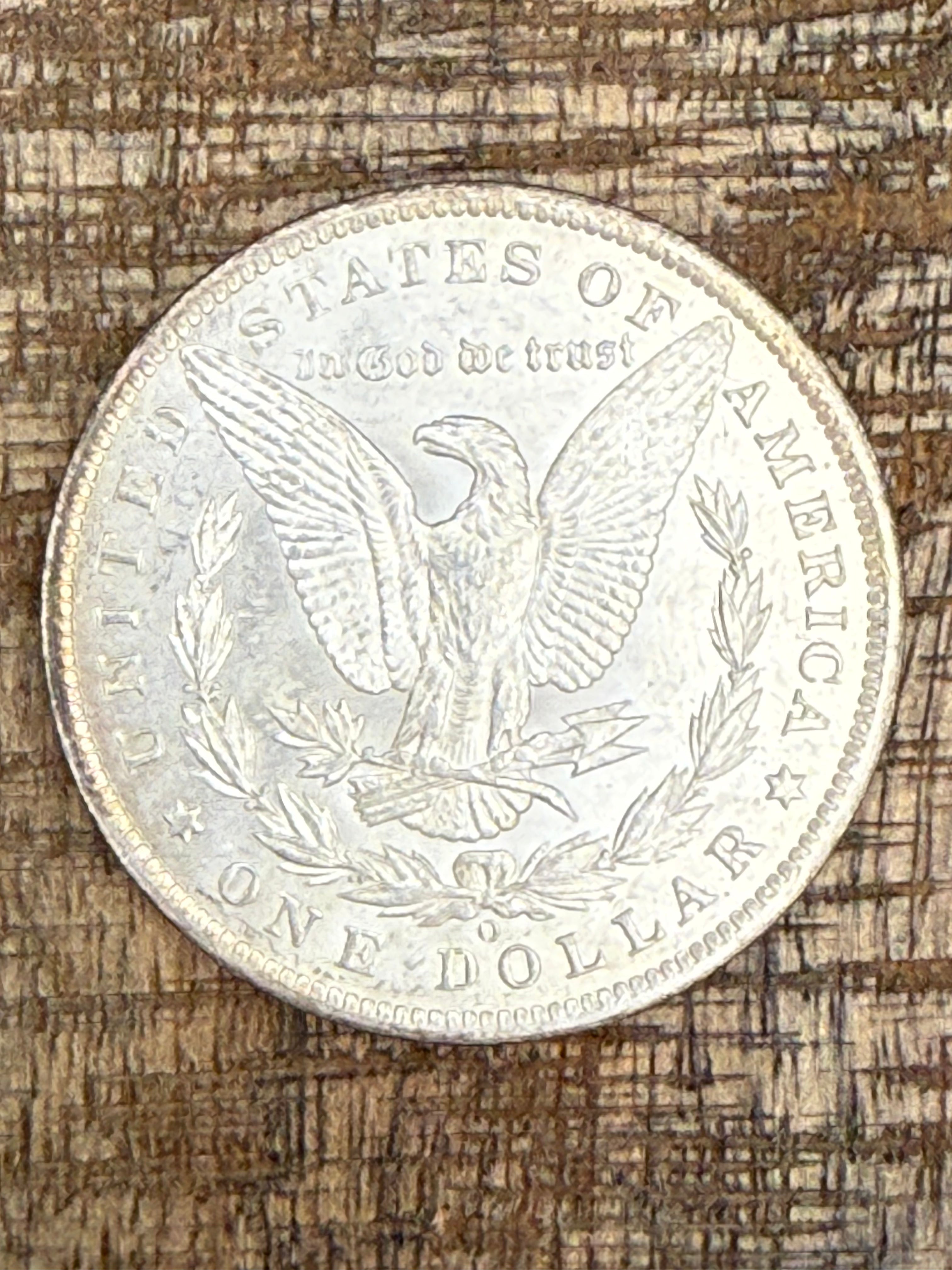 1885-O $1 US Morgan Silver Dollar