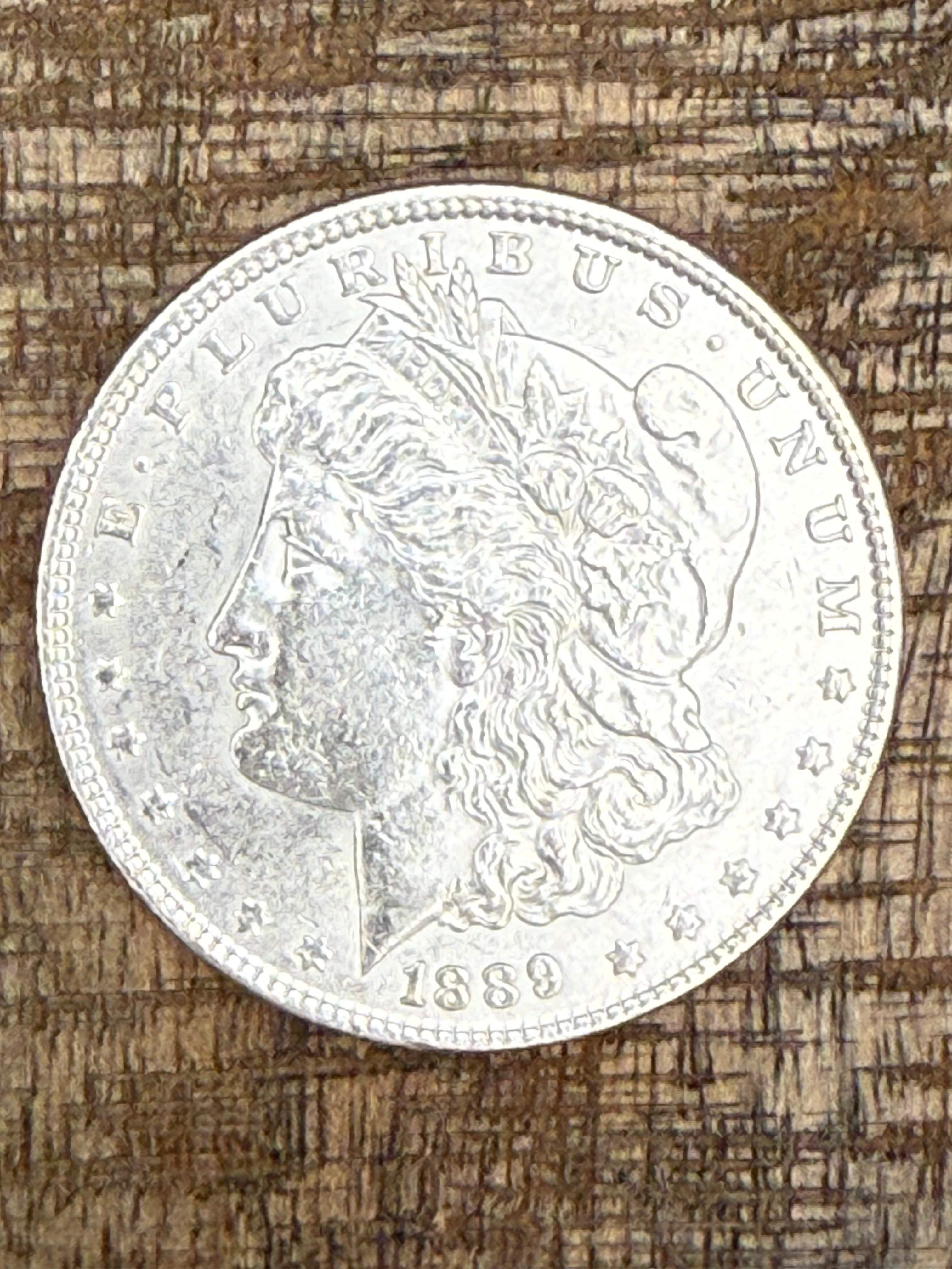 1889 $1 US Morgan Silver Dollar