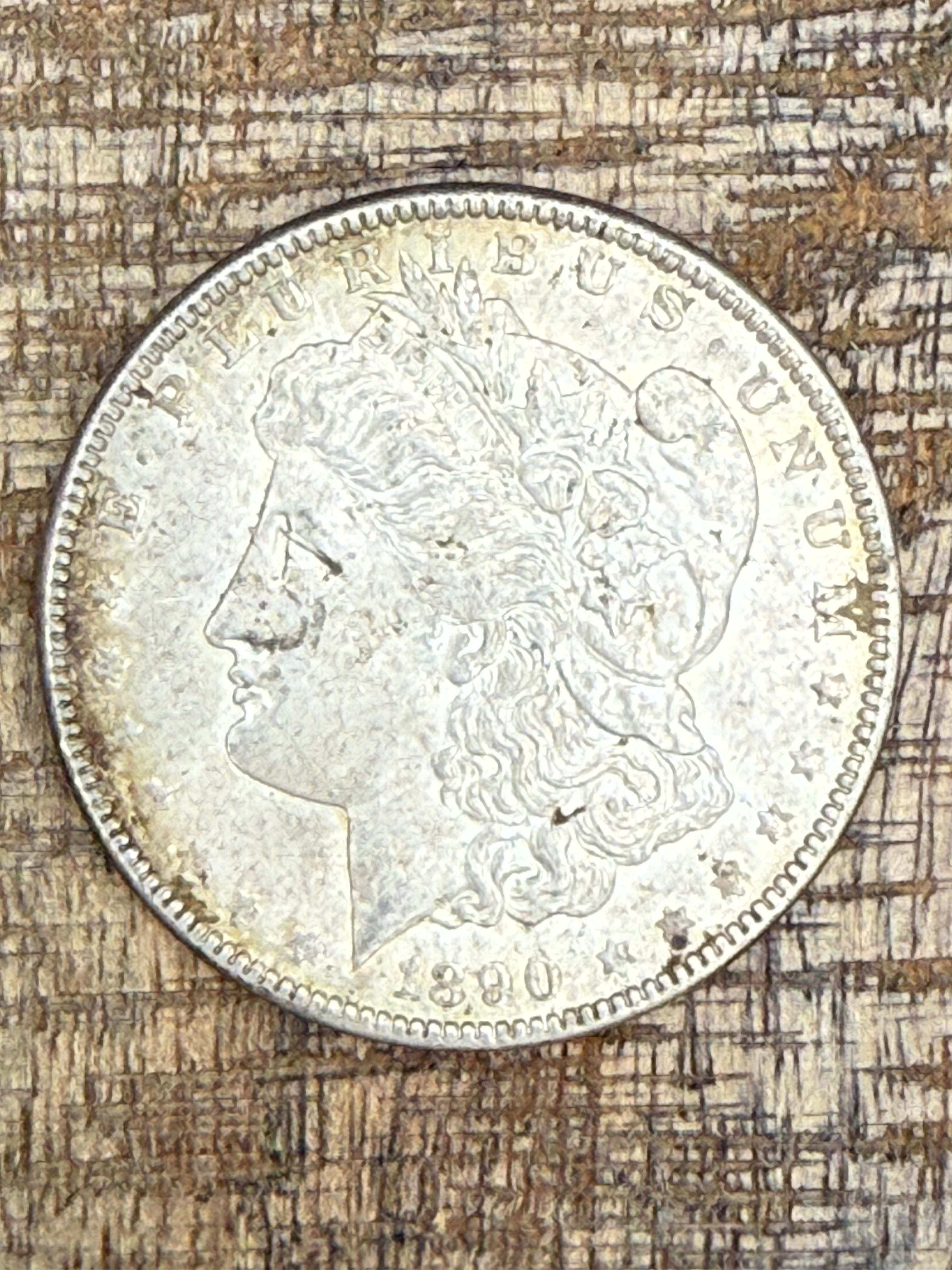 1890 $1 US Morgan Silver Dollar
