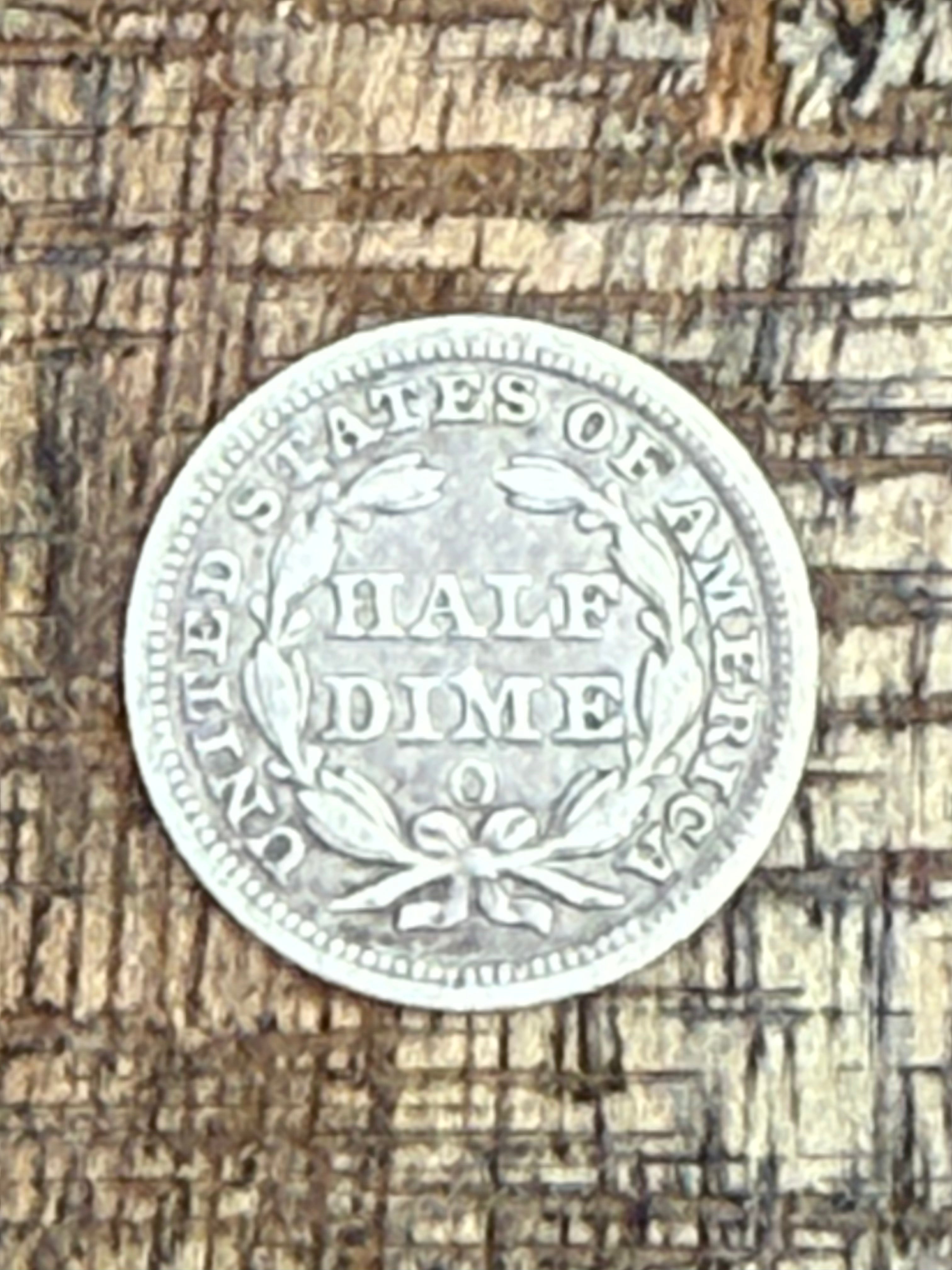 1852-O 5C Half Dime