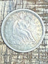 1853 5C Half Dime ~ Arrows