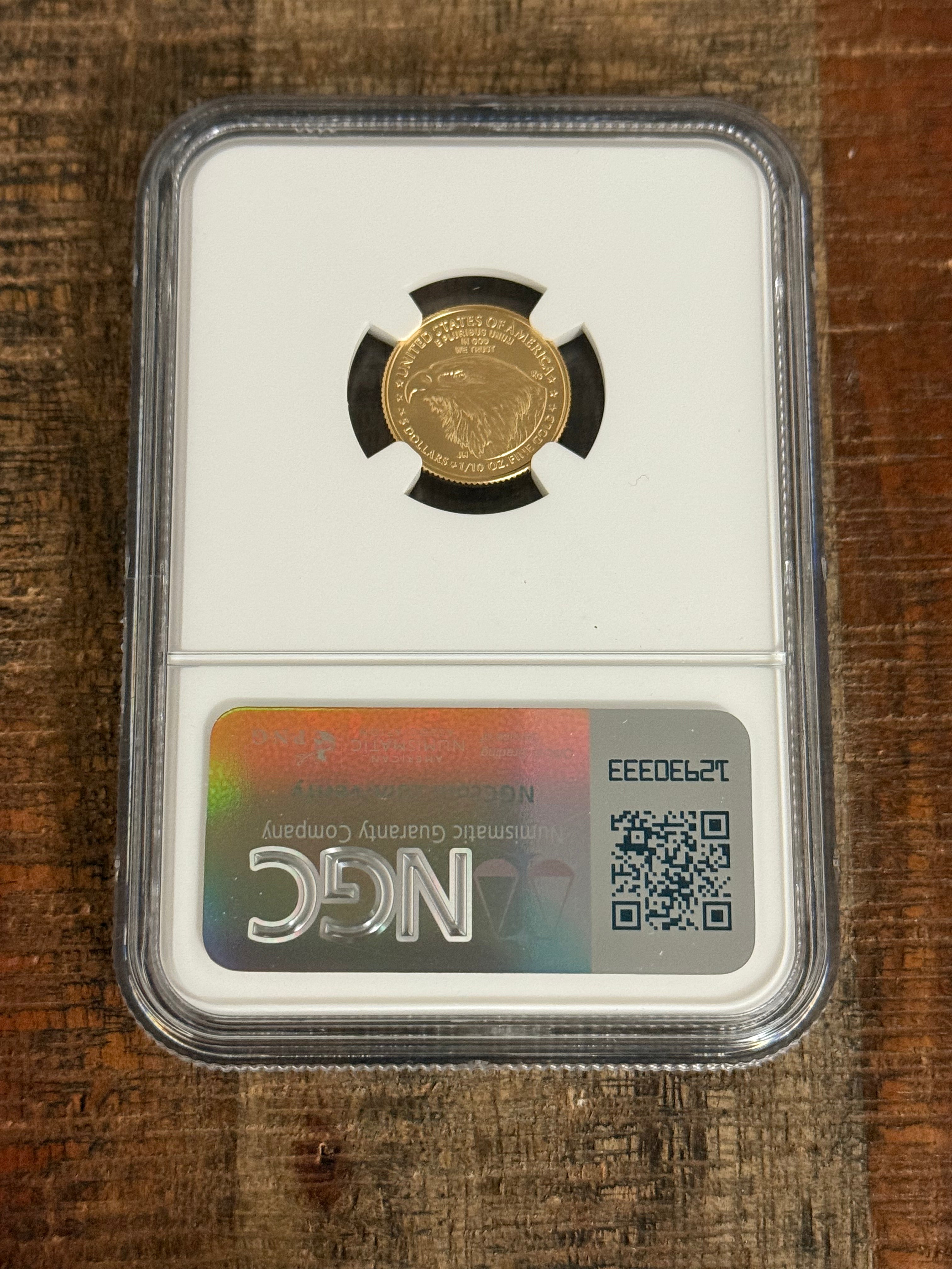 2025 $5 American Gold Eagle 1/10 oz ~ NGC MS70 ~ First Releases