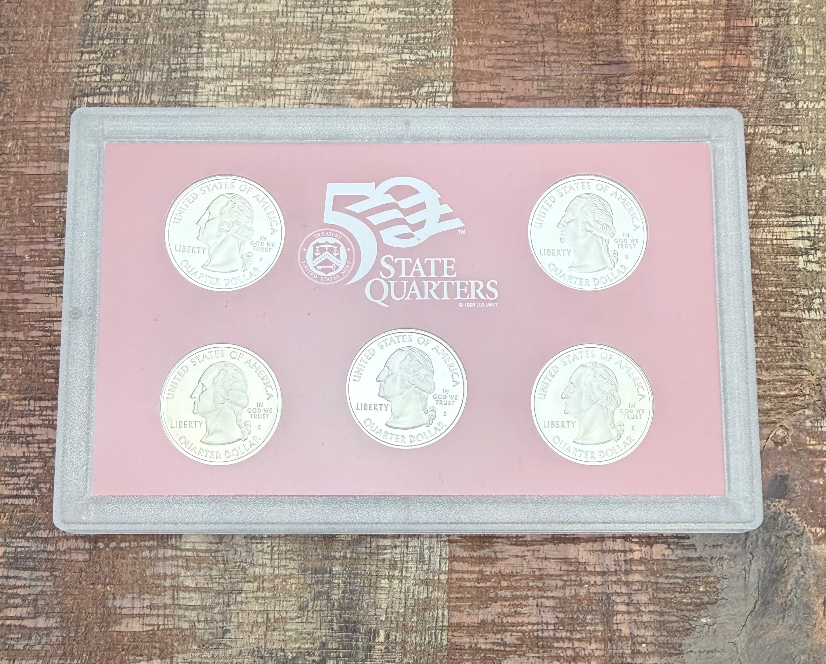 2007 US Mint Silver Quarters Proof Set
