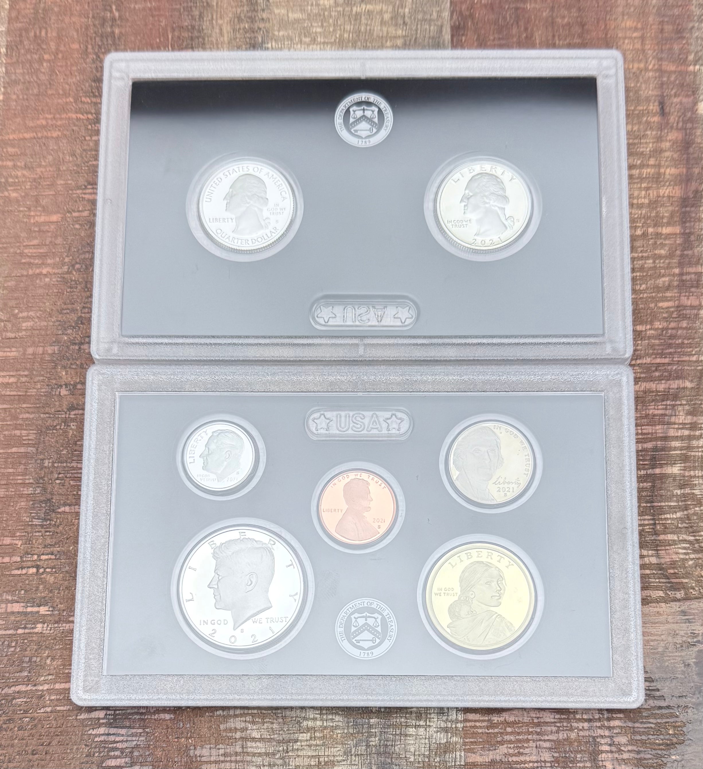 2021 US Silver Proof Coin Set~7 coin set~ In OGP with COA