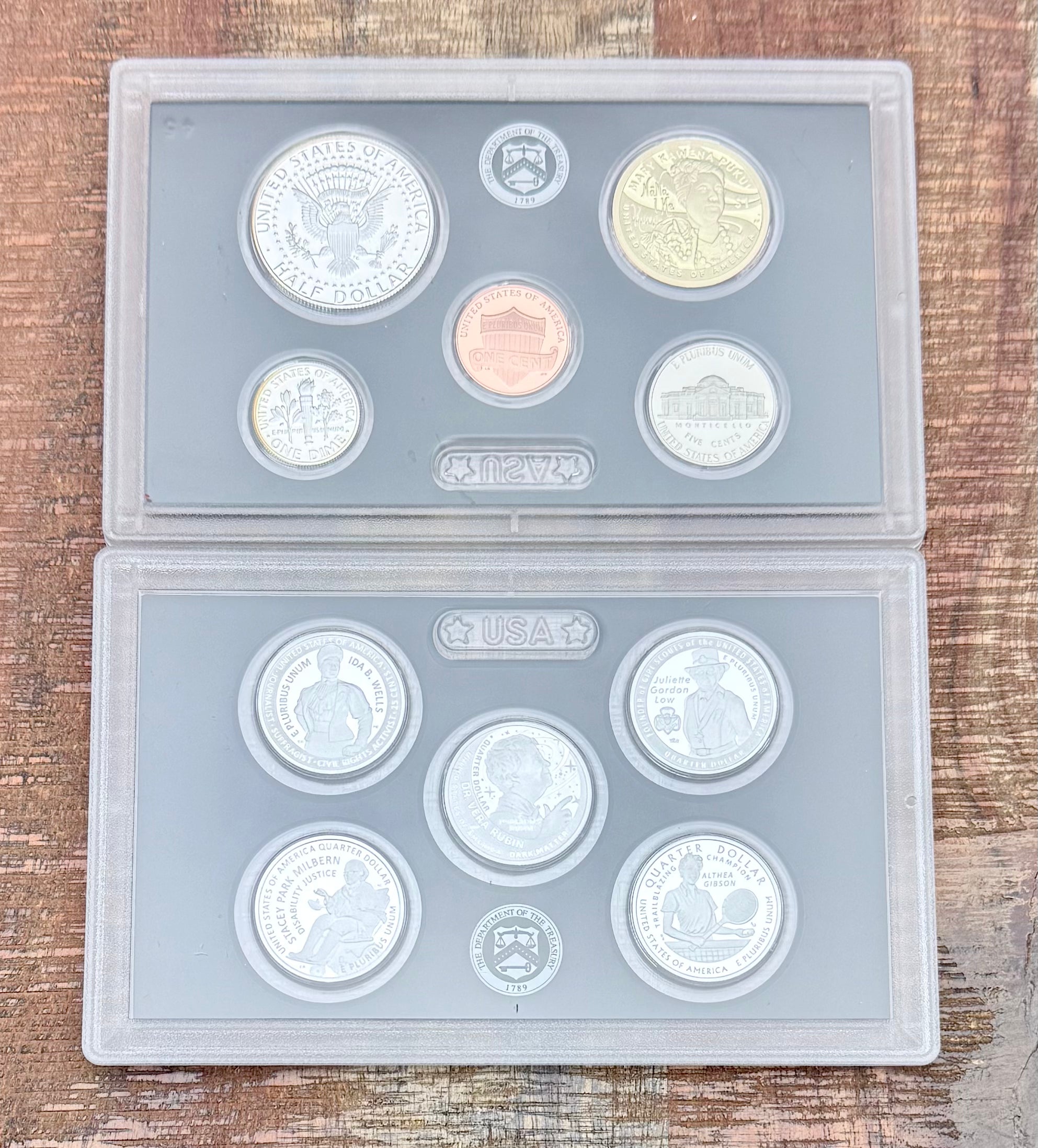 2025 US Silver Proof Coin Set~10 coin set~Last Year of the Cent~ In OGP with COA