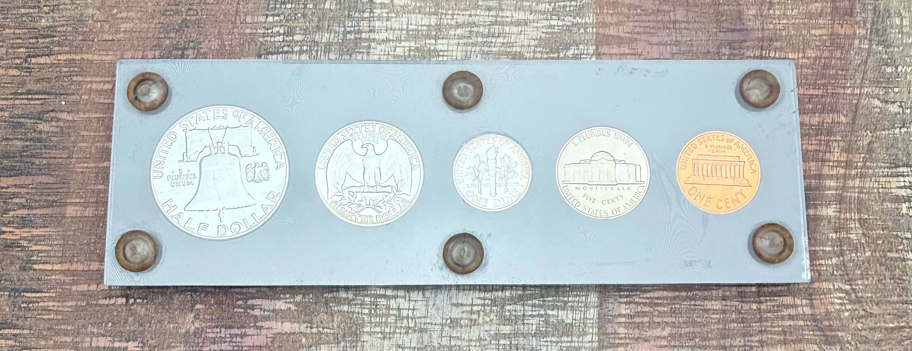 1963 Proof Set in capital holder