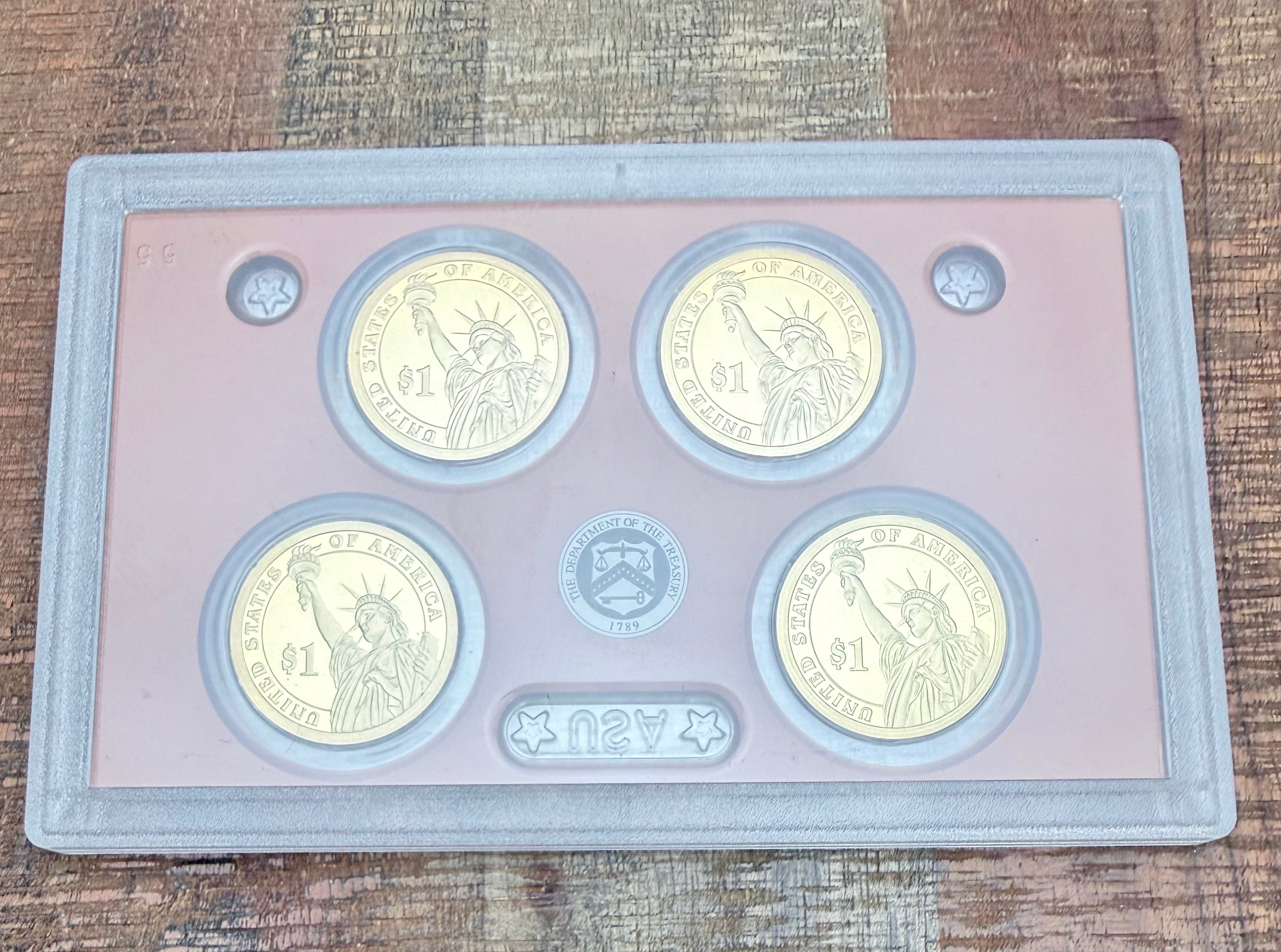 2014-S Presidential Dollar Proof Set in OGP with COA