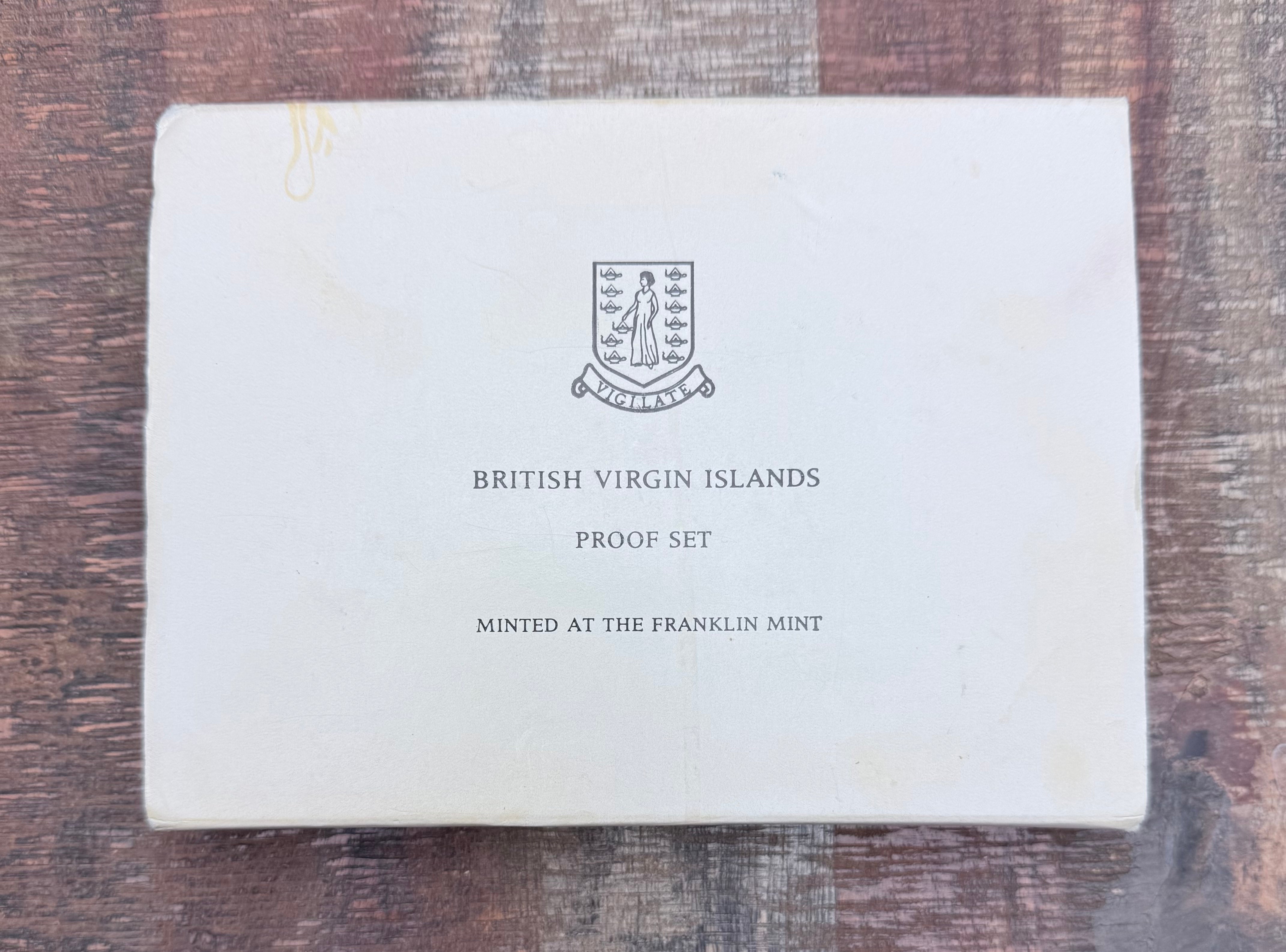 1975 British Virgin Islands 6-Piece Proof Set ~ Box & COA