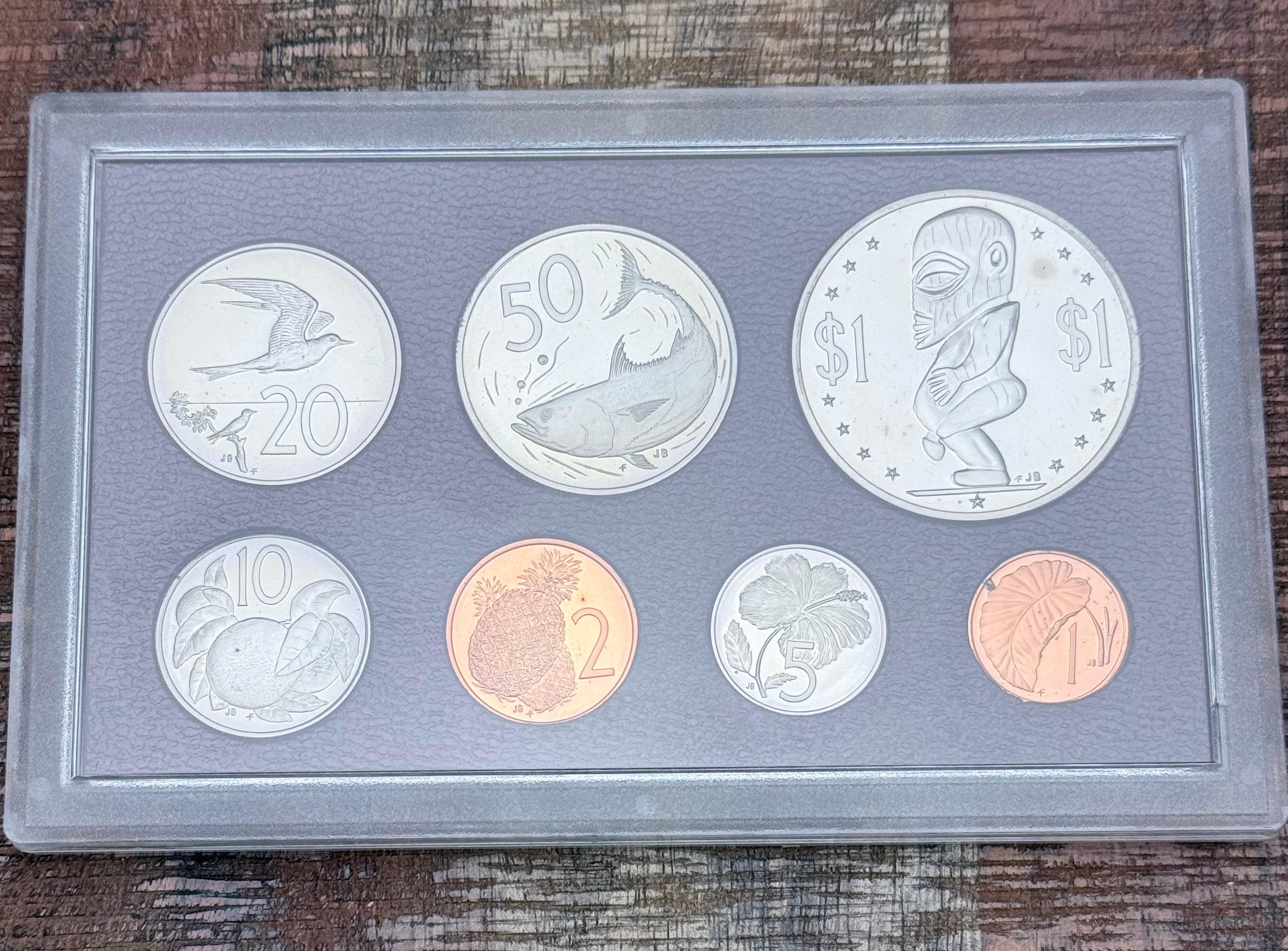 1975 Cook Islands 7-Coin Proof Set
