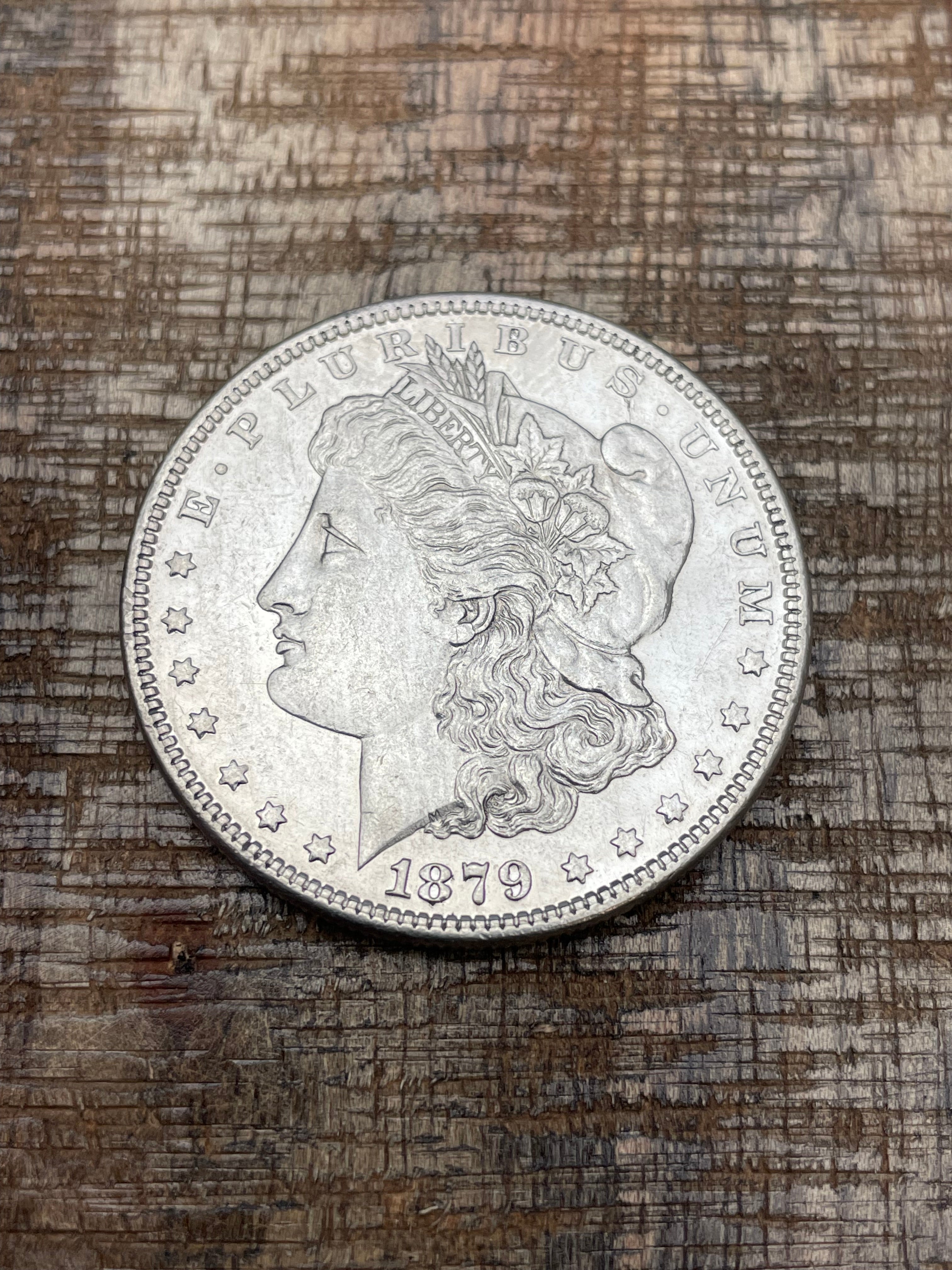 1879 $1 US Morgan Silver Dollar