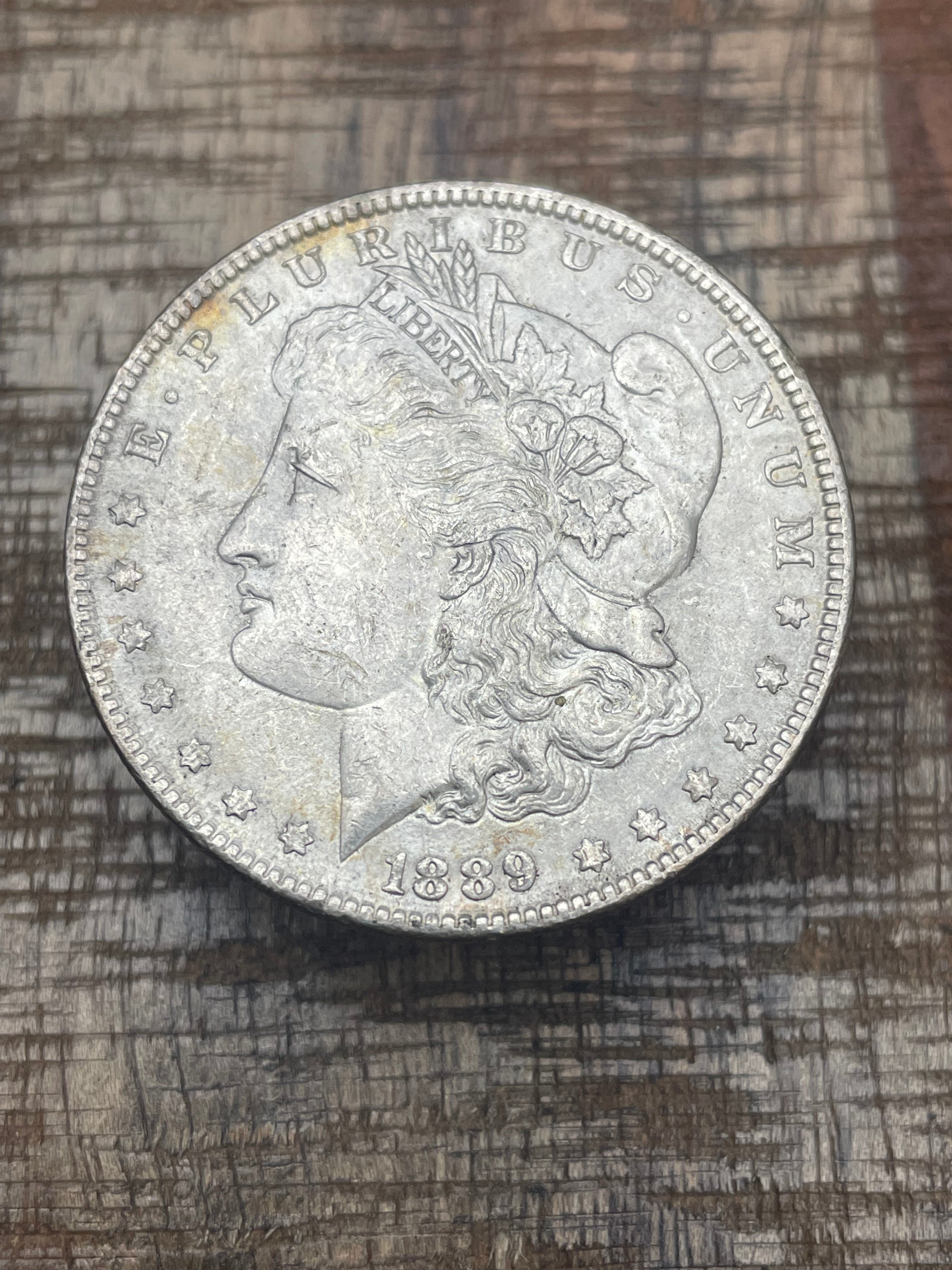 1889 $1 US Morgan Silver Dollar