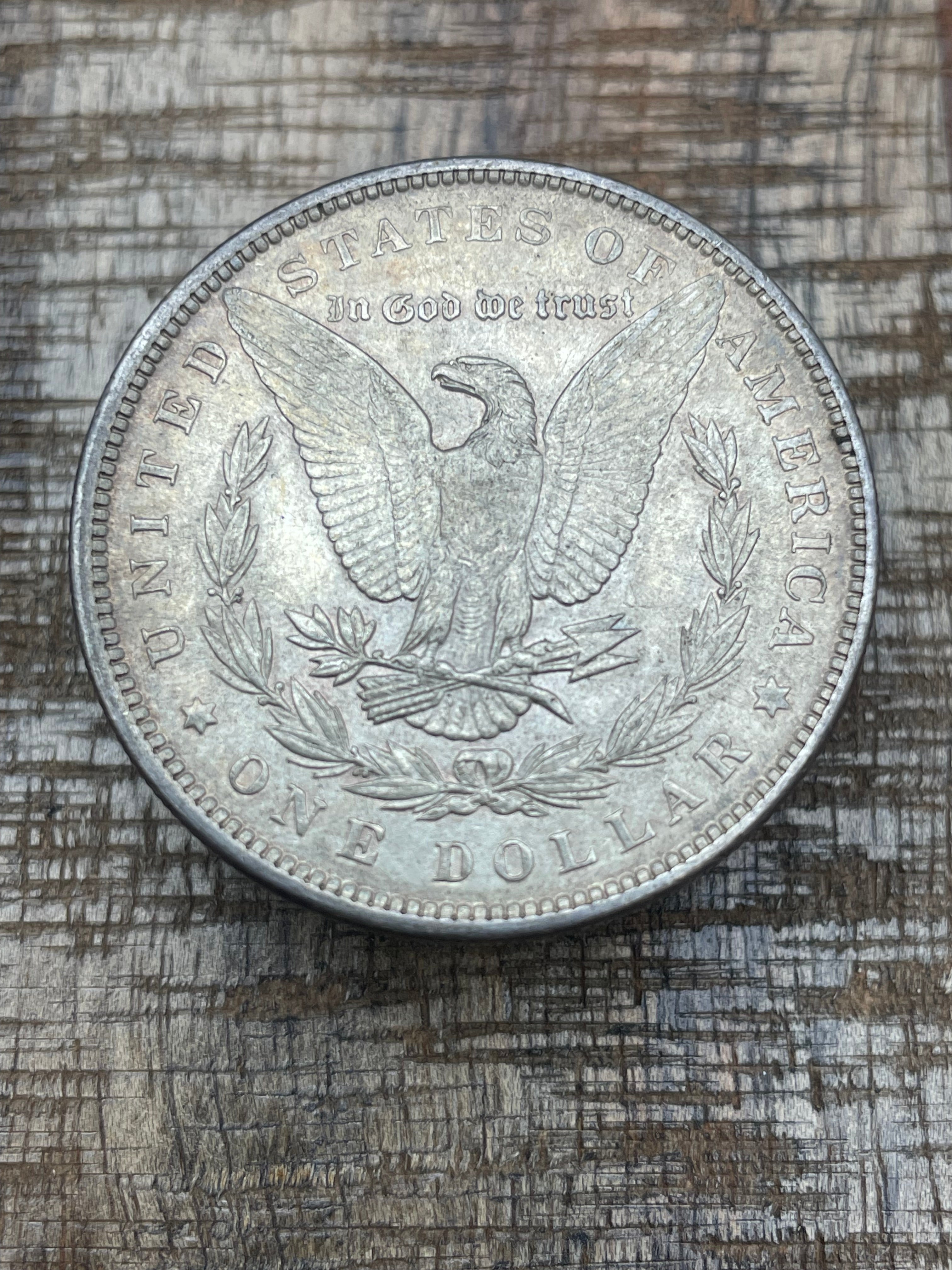 1896 $1 US Morgan Silver Dollar