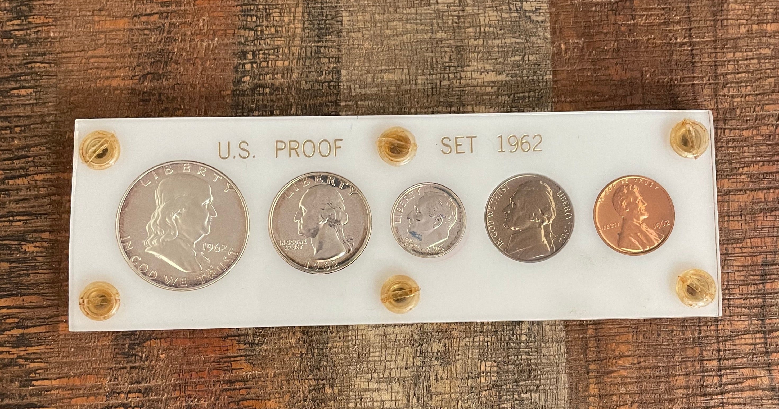 1962 Proof Set in Plastic Holder