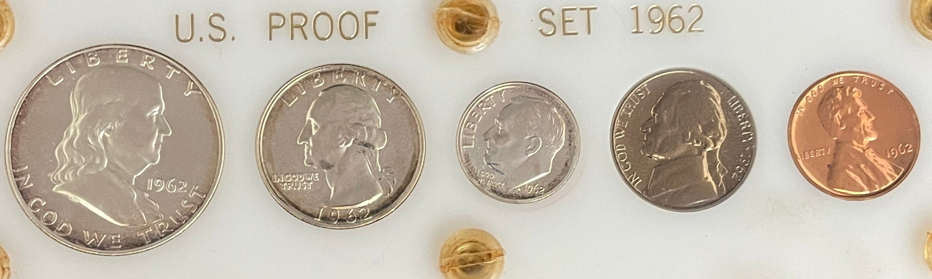 1962 Proof Set in Plastic Holder