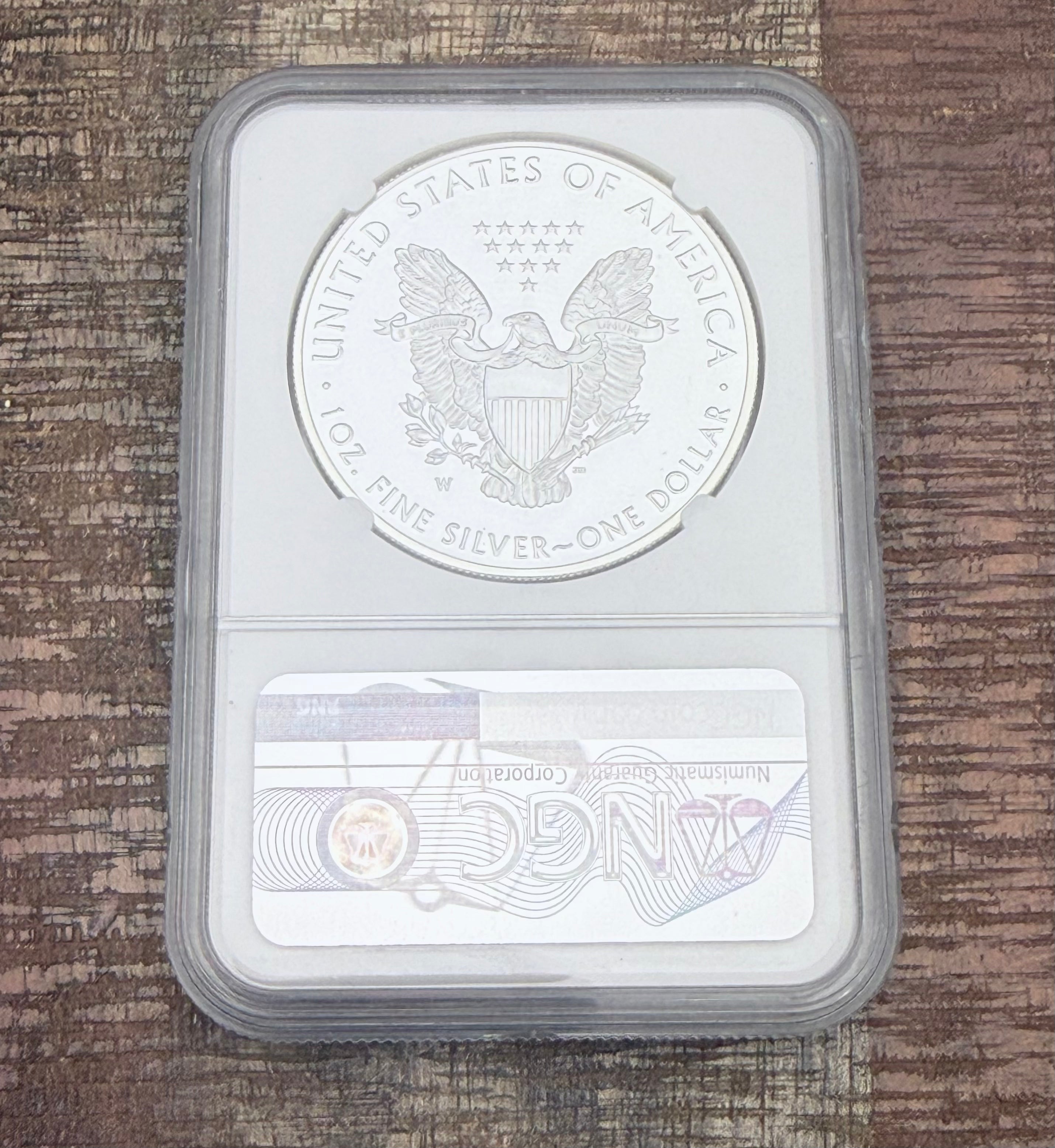 2019-W $1 US American Proof Silver Eagle ~ NGC PF70 Ultra Cameo ~ Signed by Moy