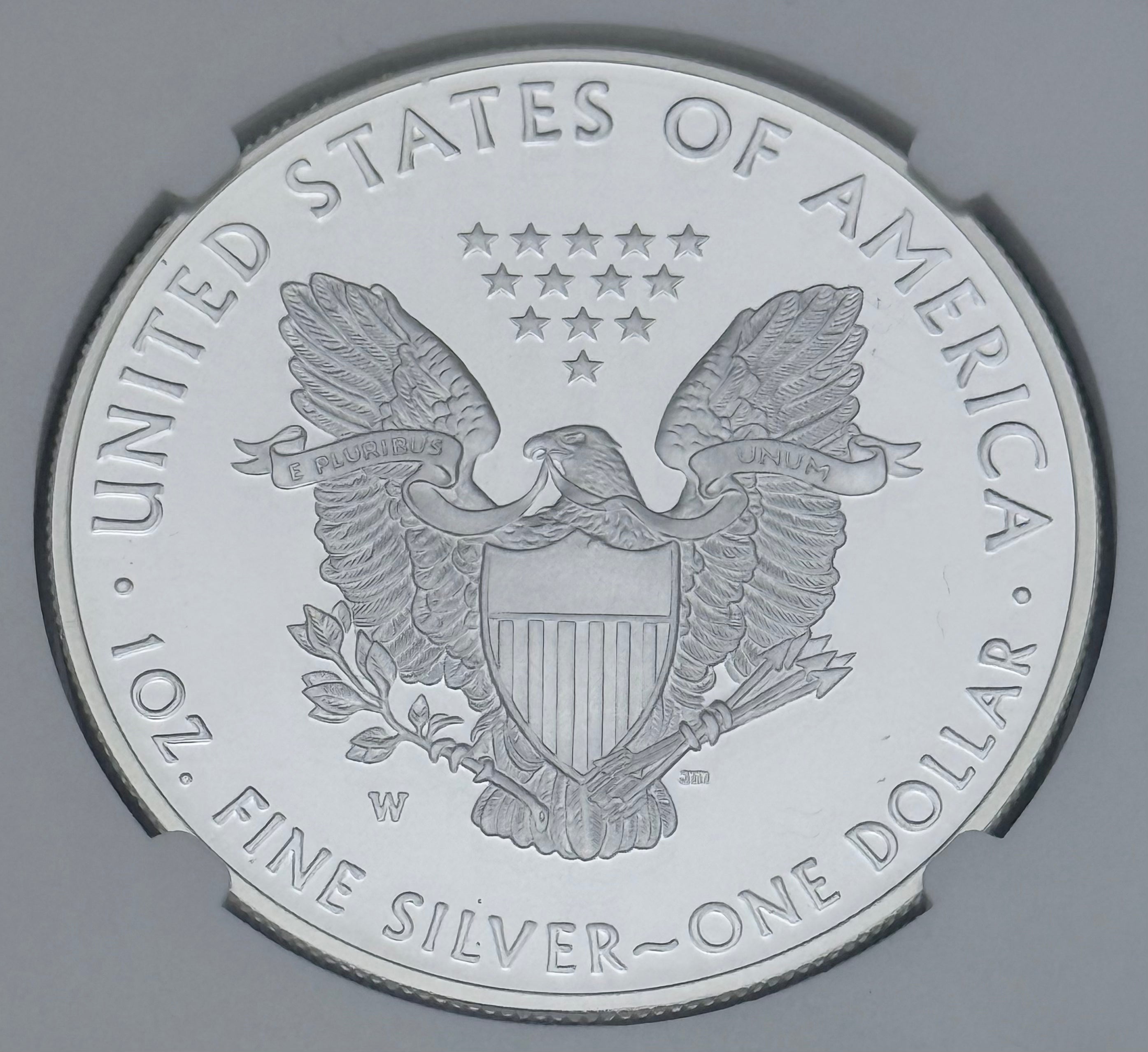 2019-W $1 US American Proof Silver Eagle ~ NGC PF70 Ultra Cameo ~ Signed by Moy