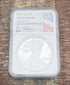 2024 W $1 US American Proof Silver Eagle ~ NGC PF70 Ultra Cameo ~ Signed by Ram