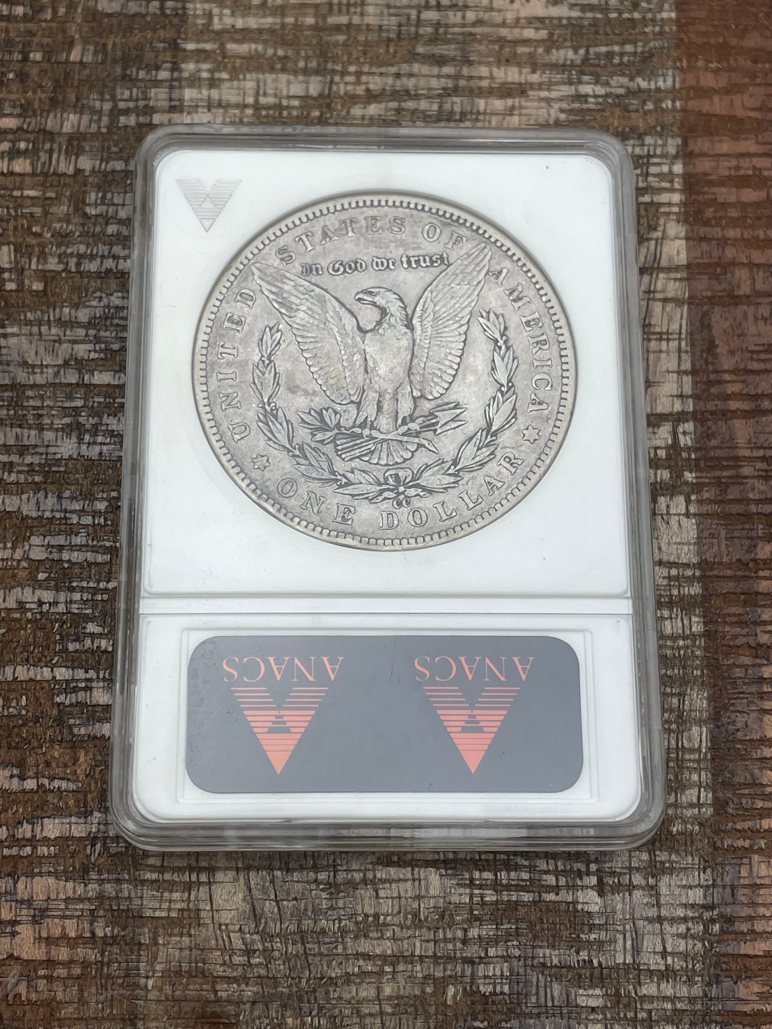 1889-CC $1 US Morgan Silver Dollar ~ ANACS VF30