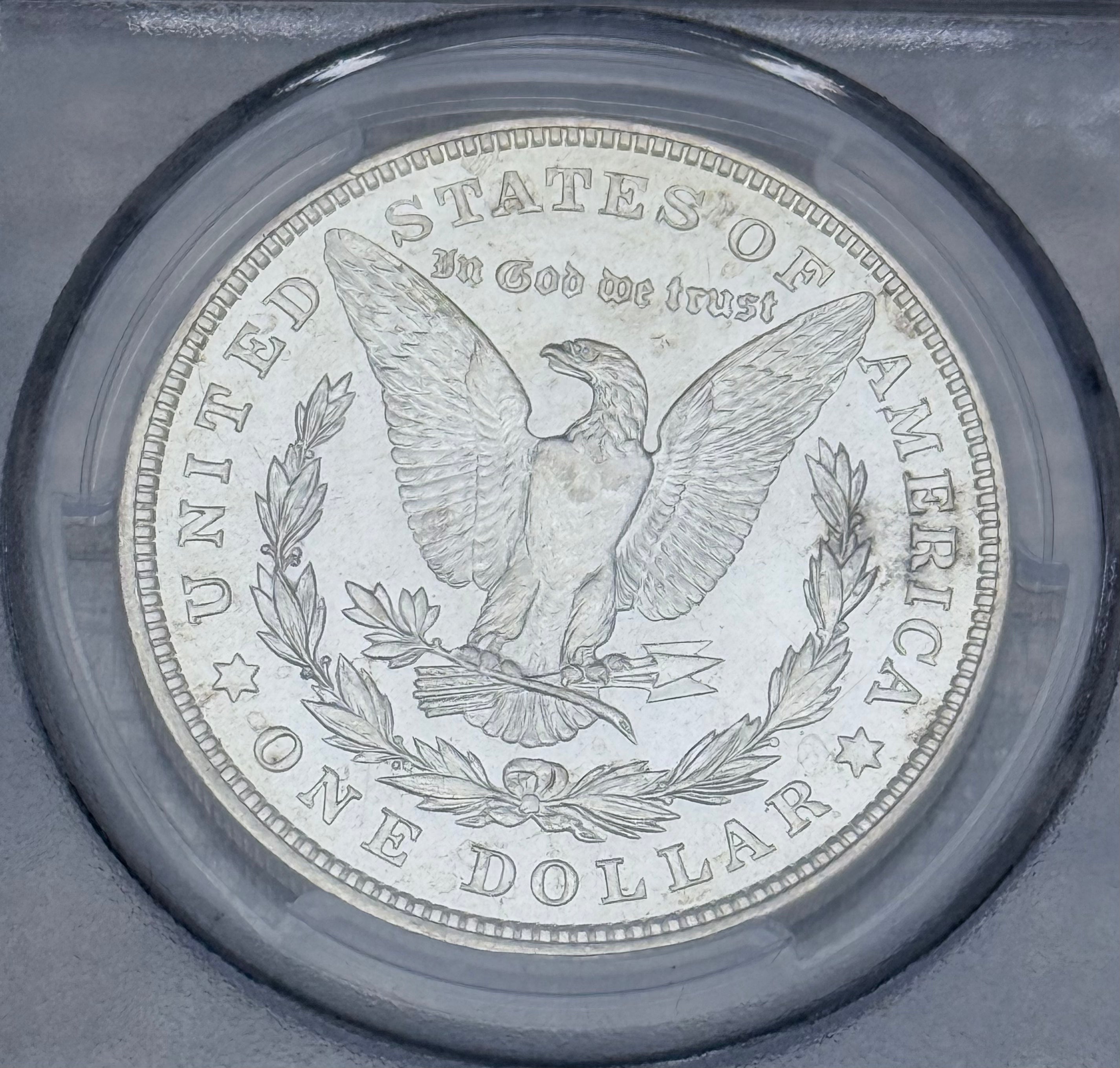 1921 US $1 Morgan Silver Dollar PCGS MS64