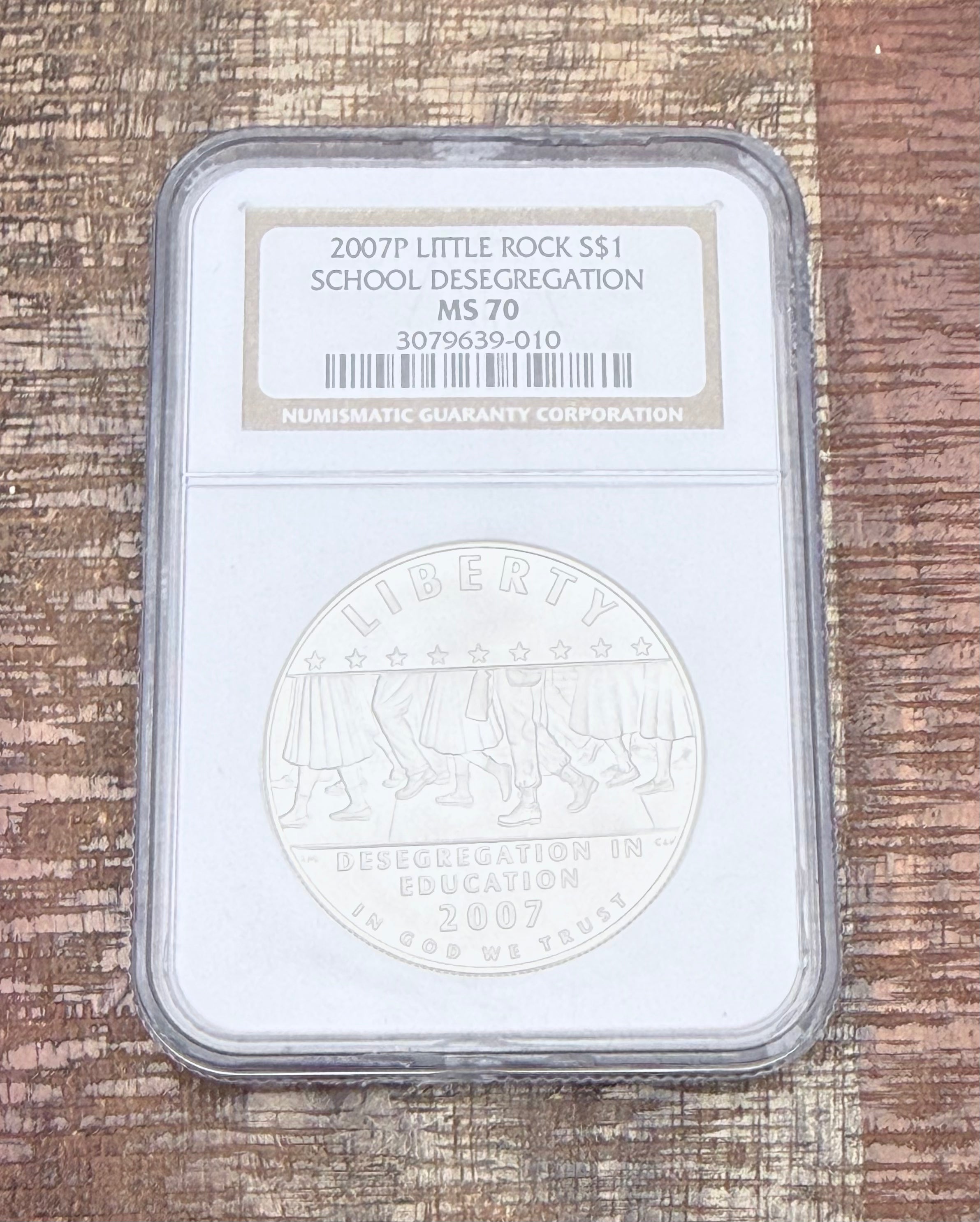 2007 $1 Little Rock School Desegregation ~ NGC MS70