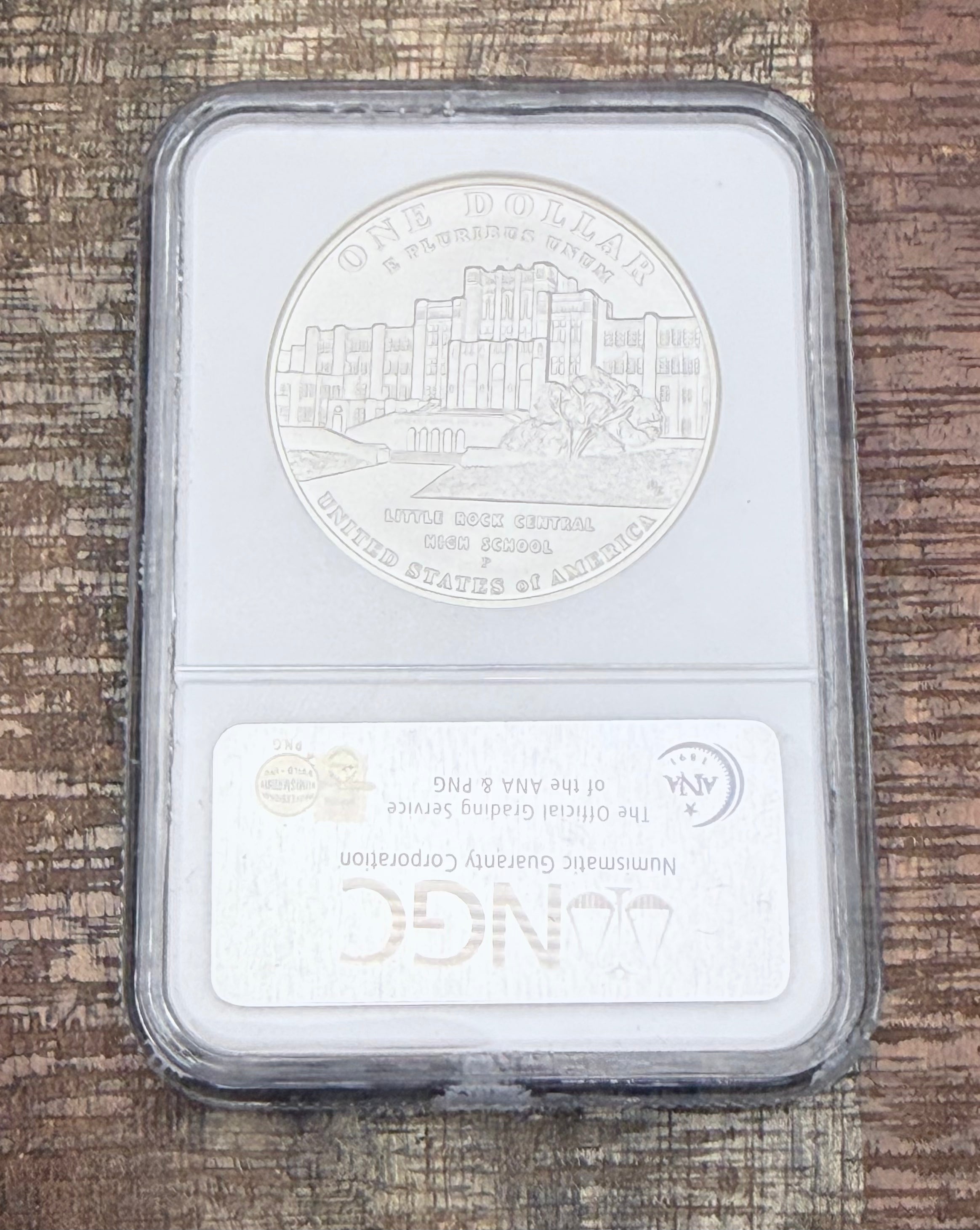 2007 $1 Little Rock School Desegregation ~ NGC MS70