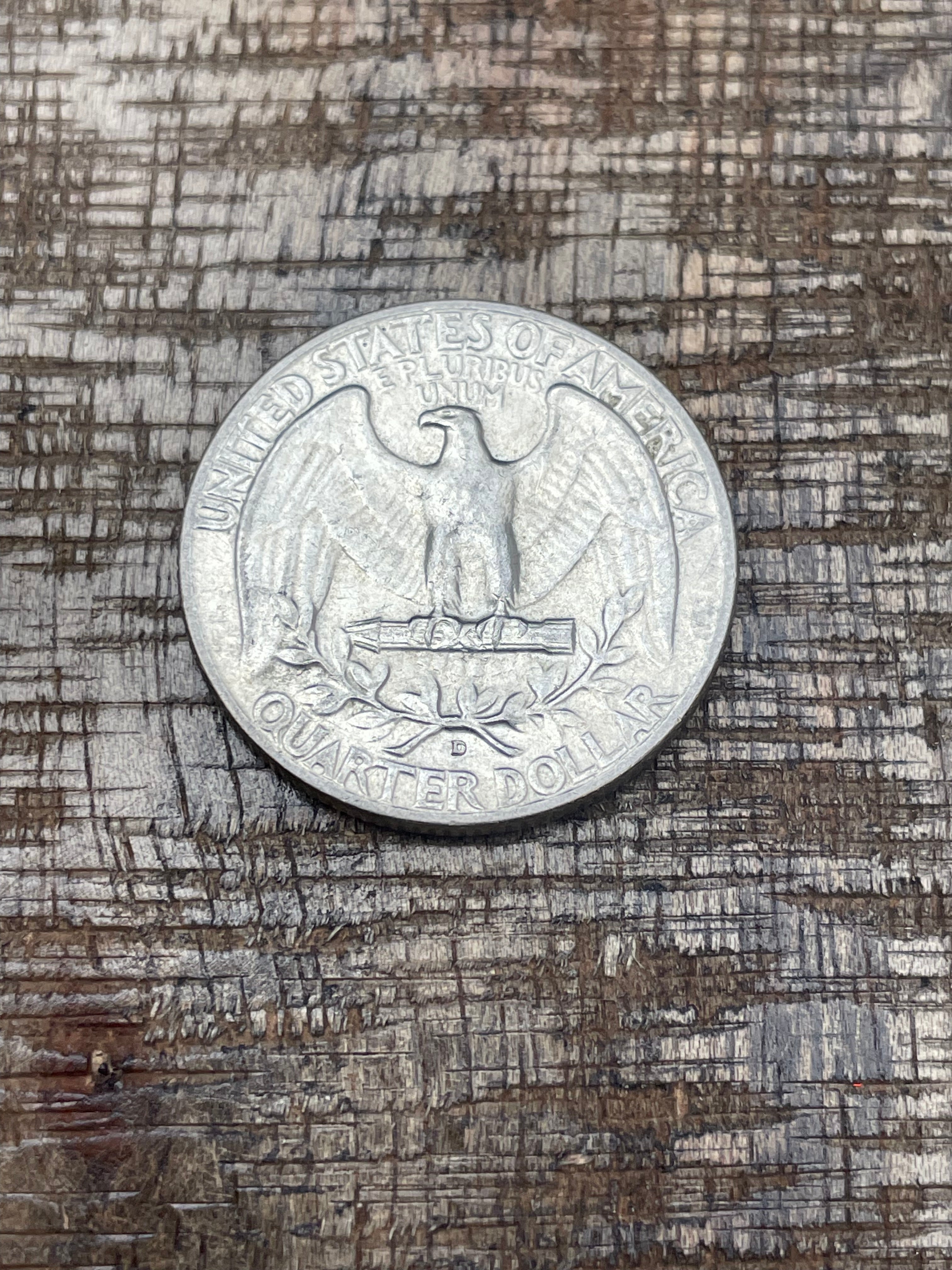 1964-D 25c US Washington Quarter