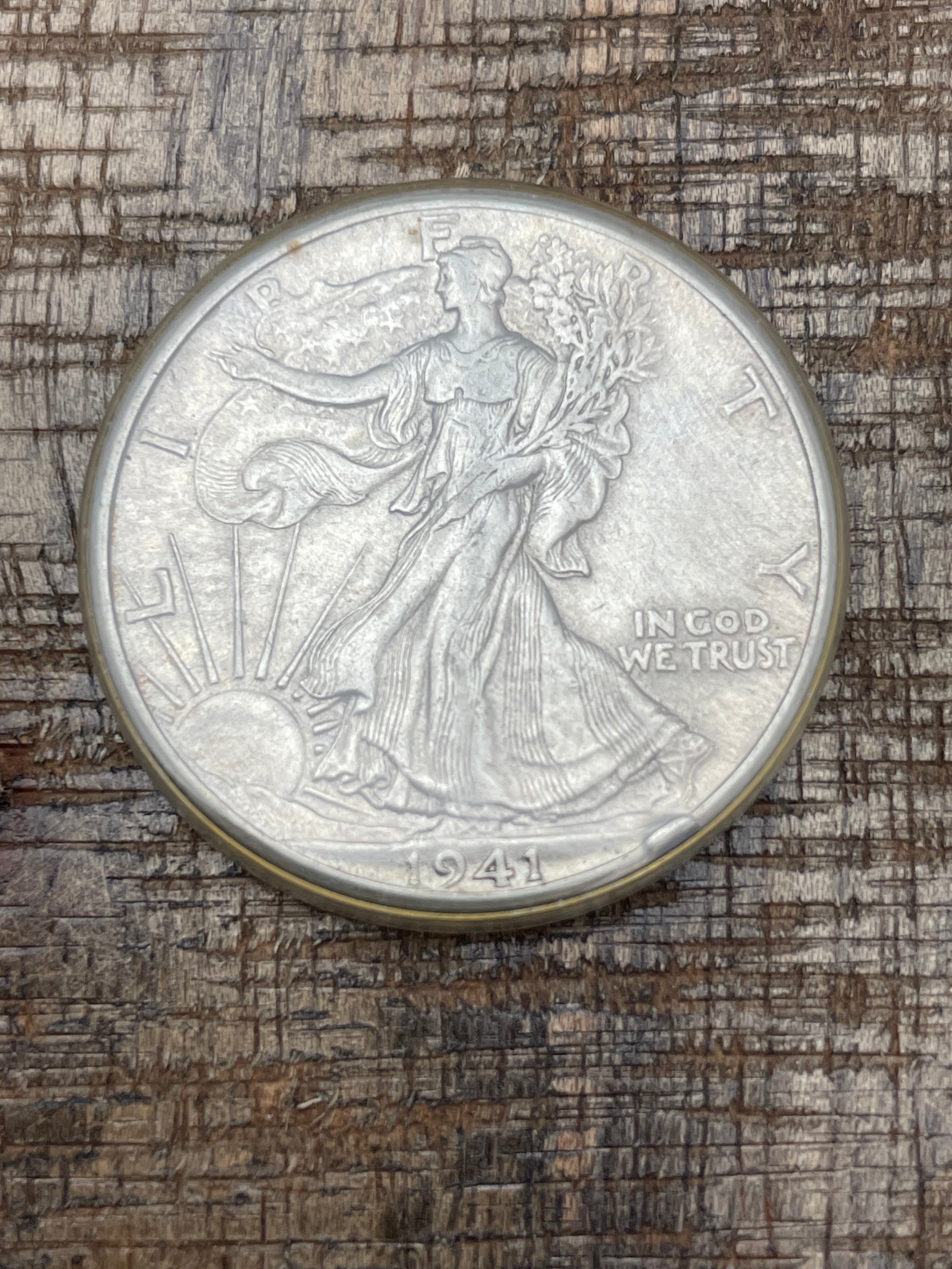 1941 50C US Walking Liberty Half Dollar