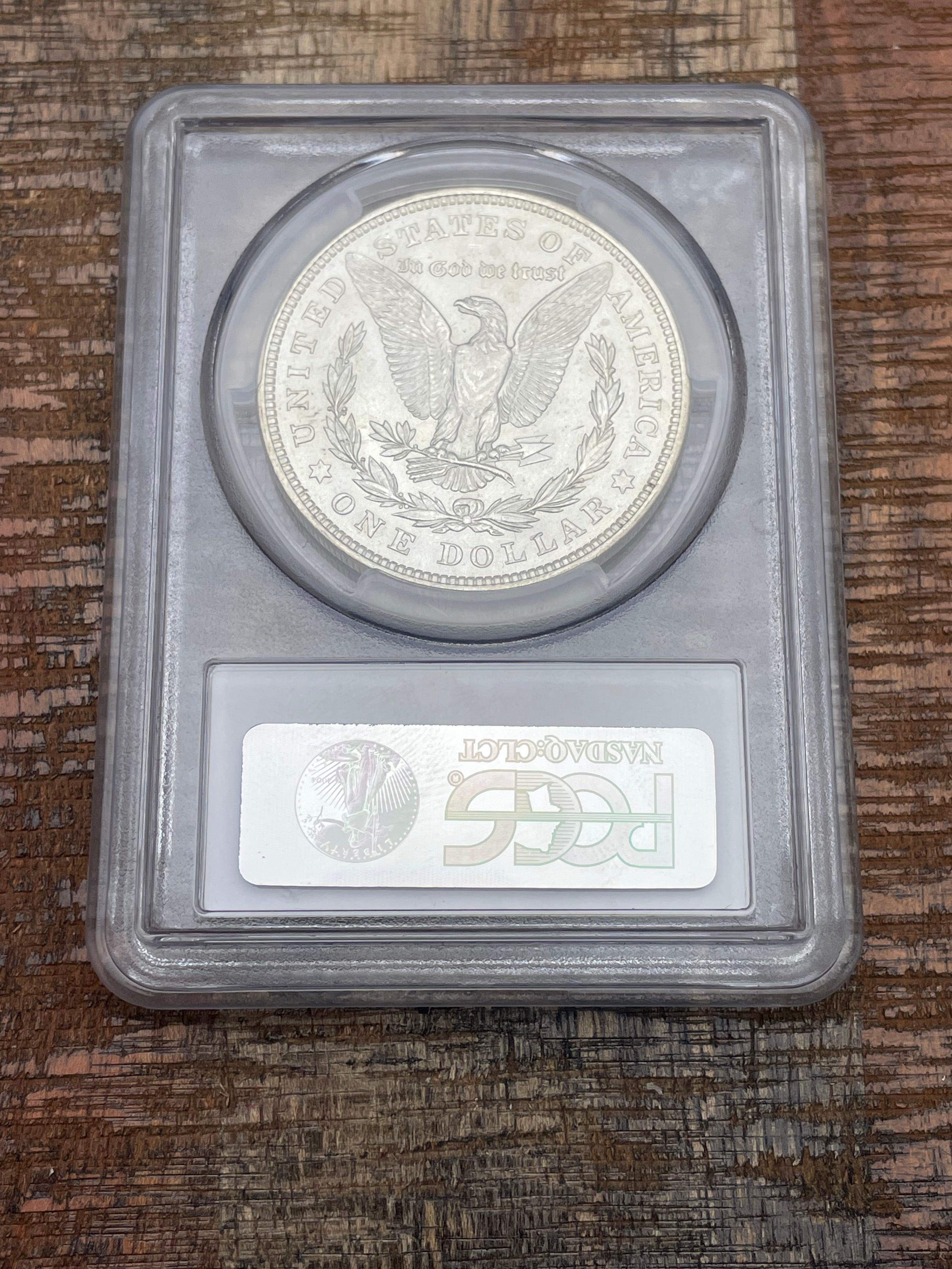 1921 $1 US Morgan Silver Dollar PCGS MS63