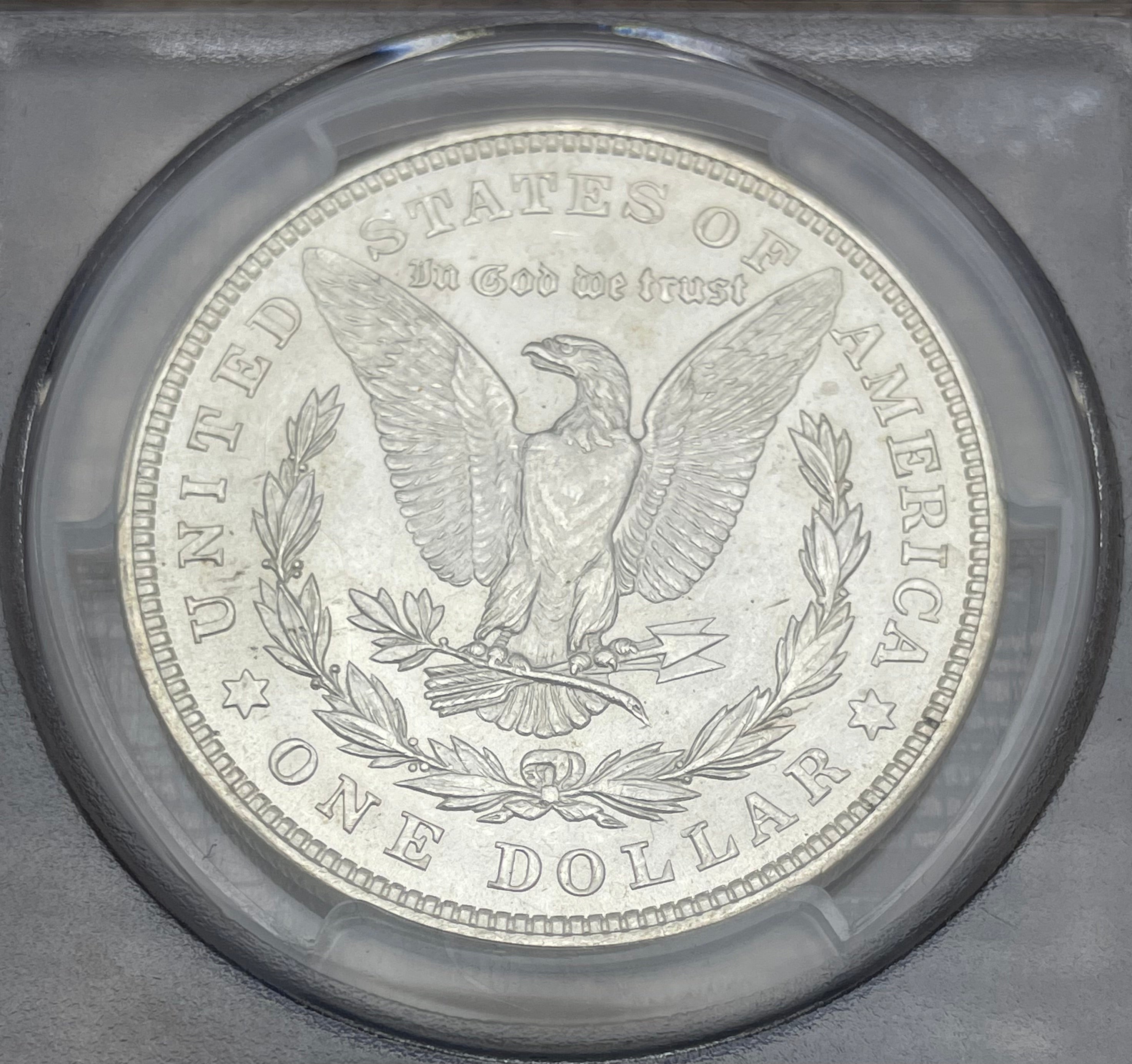 1921 $1 US Morgan Silver Dollar PCGS MS63