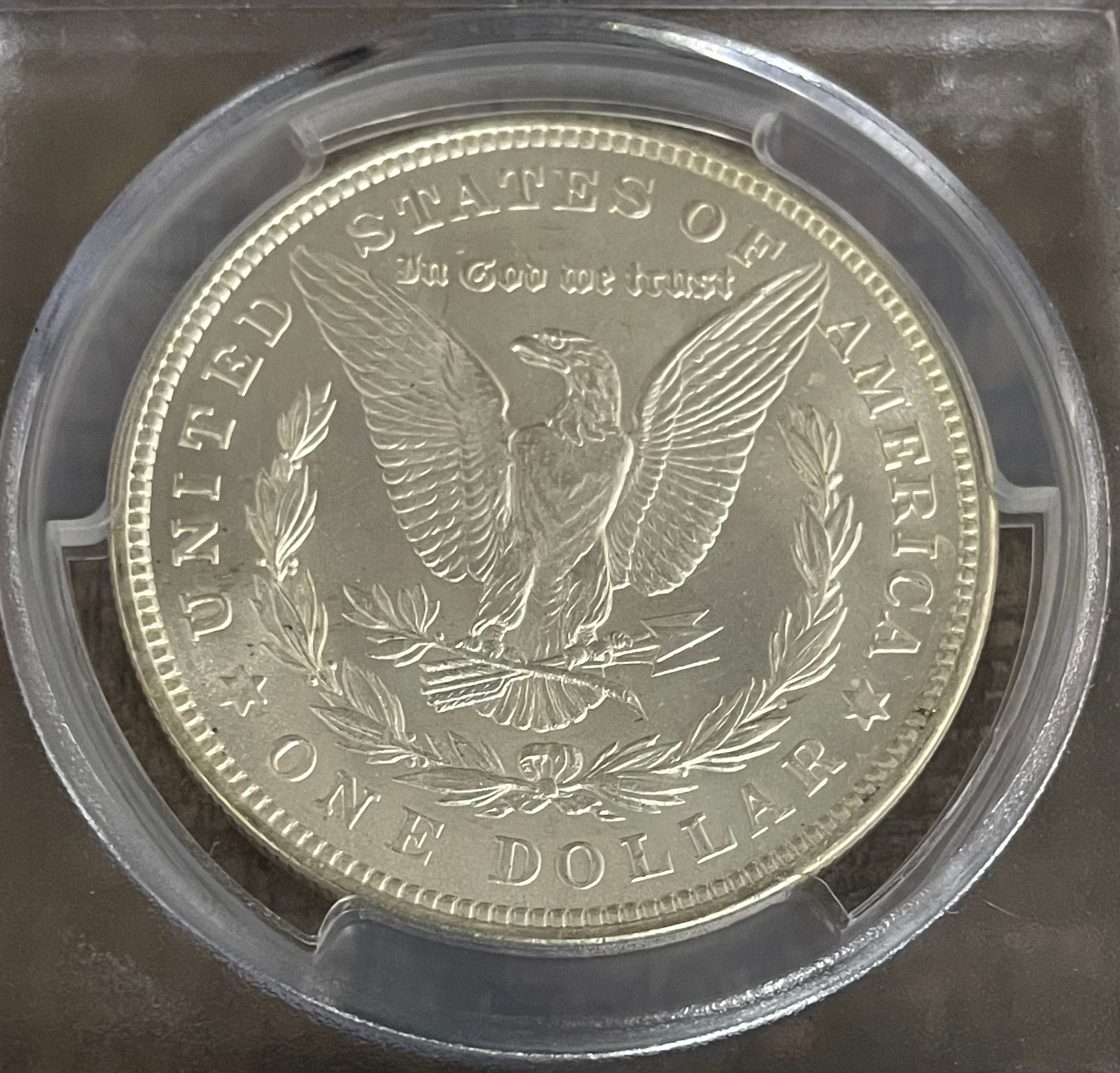 1921 $1 US Morgan Silver Dollar PCGS MS63