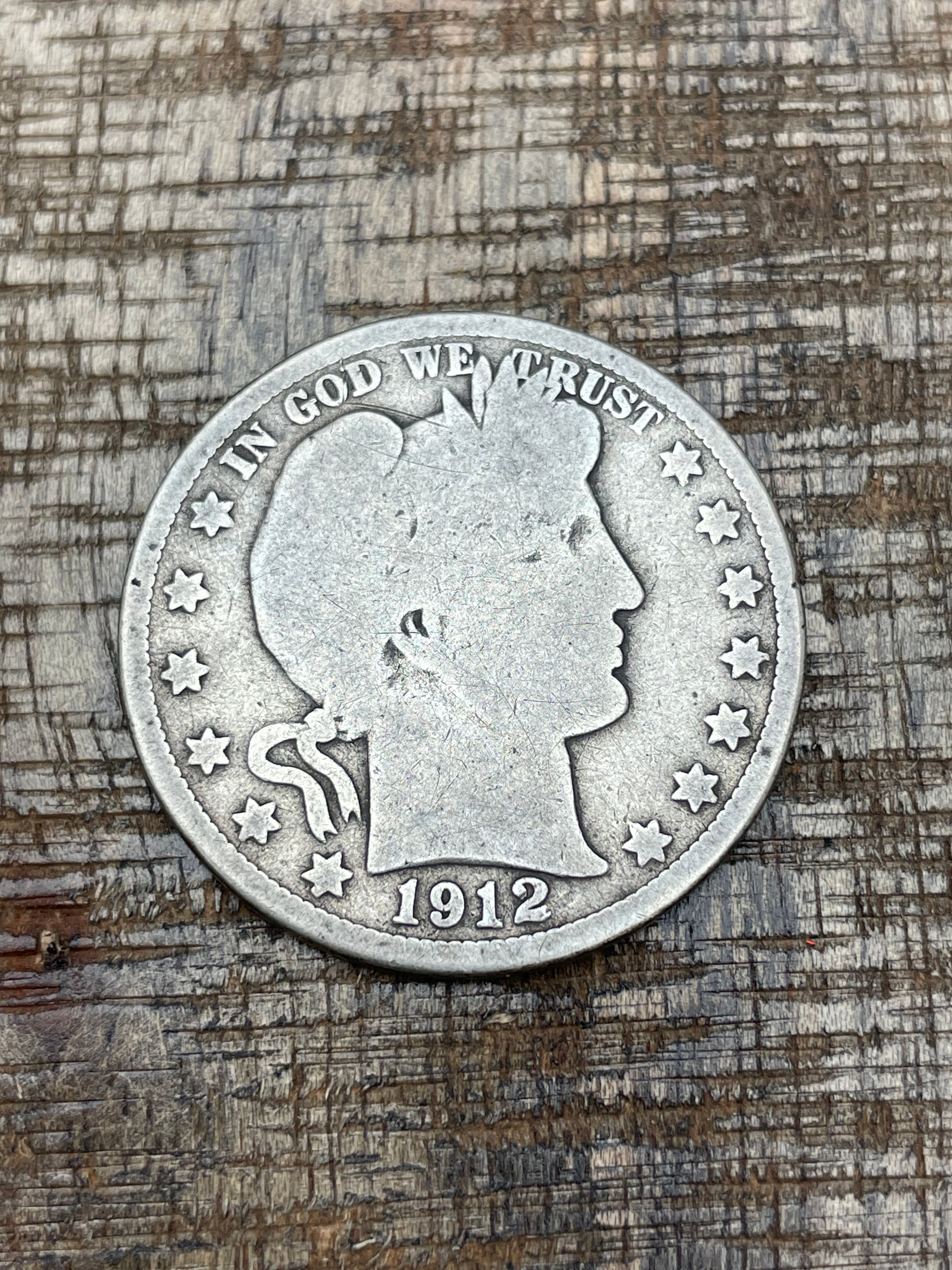 1912 50C US Barber Half Dollar