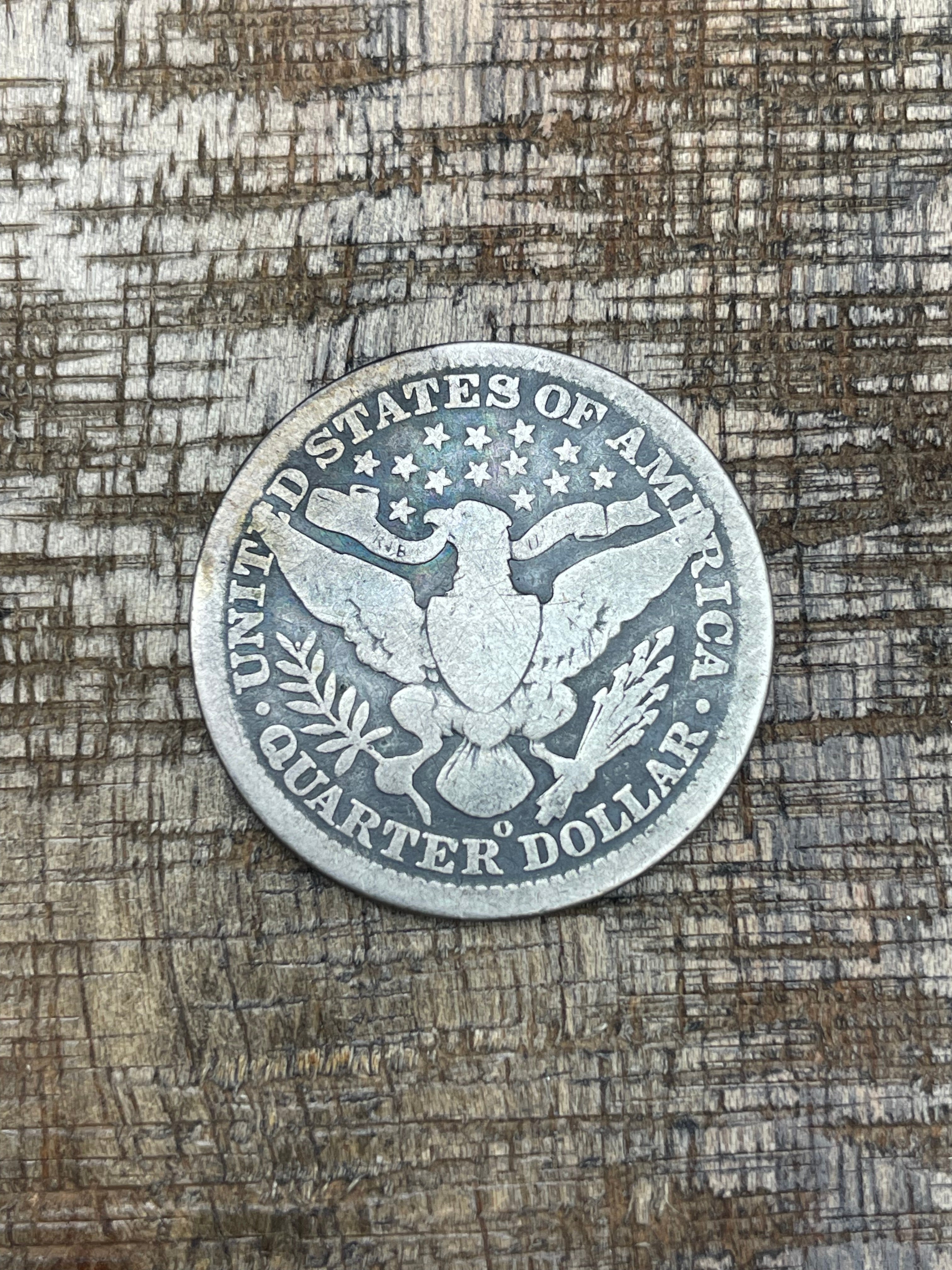 1908-O 25C US Barber Quarter