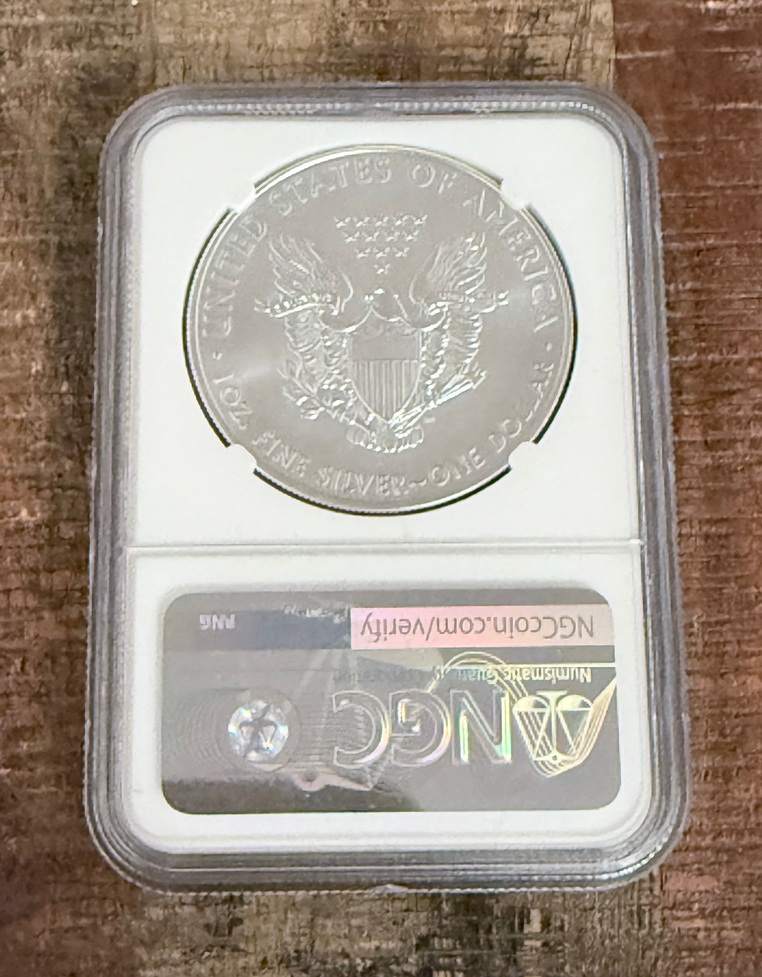 2020 $1 American Silver Eagle NGC MS70 Signed by John Mercanti