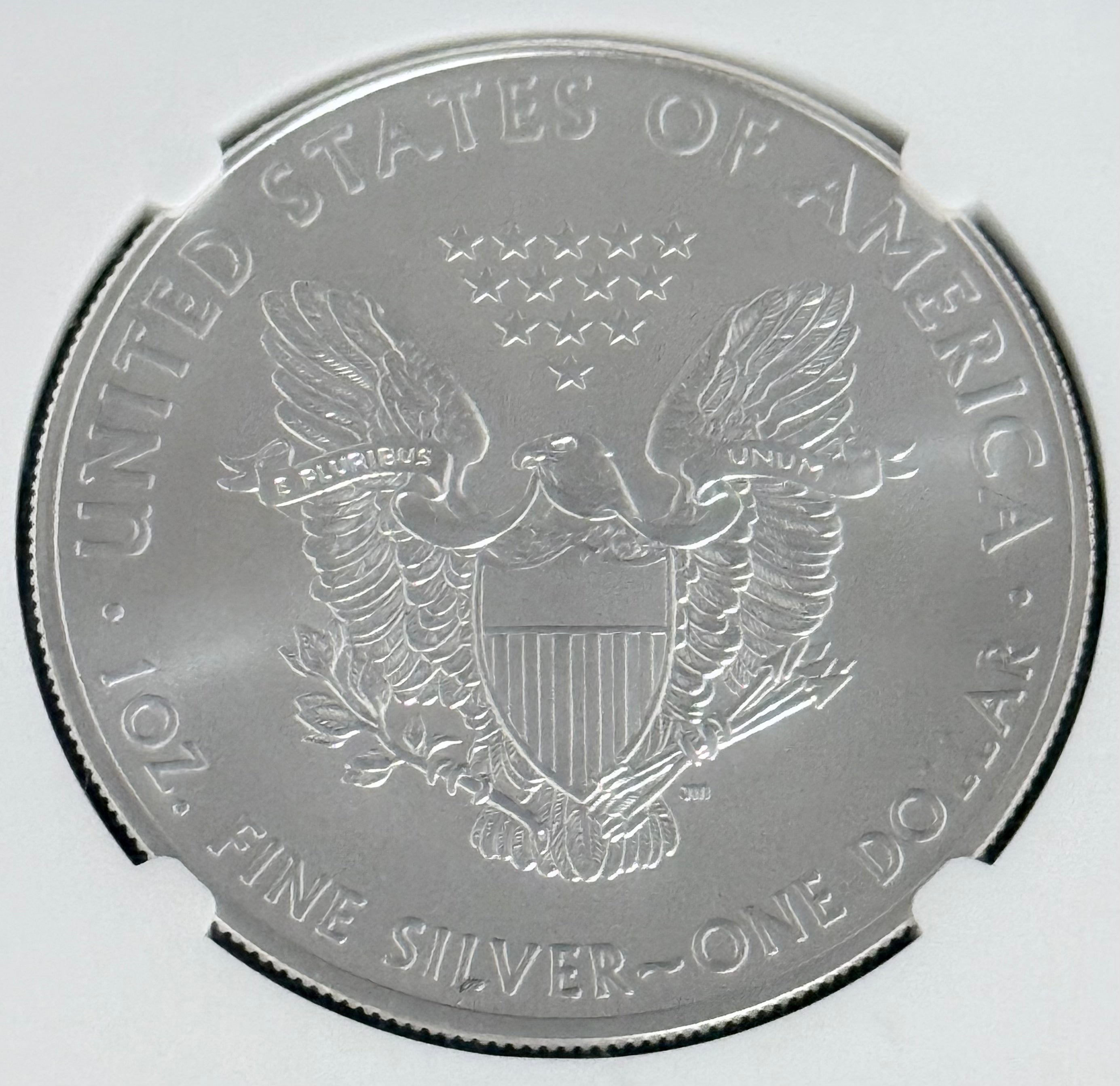 2020 $1 American Silver Eagle NGC MS70 Signed by John Mercanti