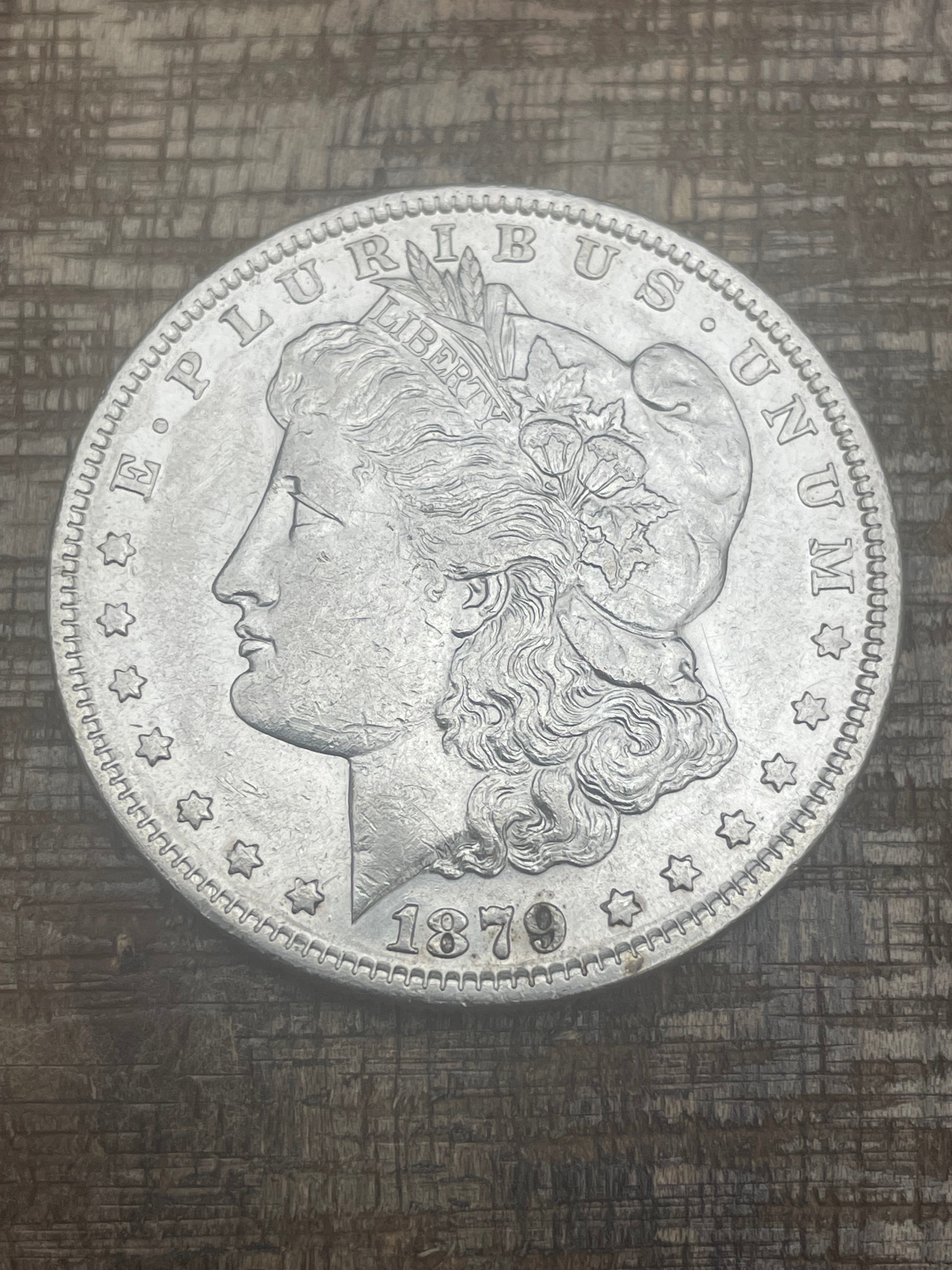 1879-S $1 US Morgan Silver Dollar