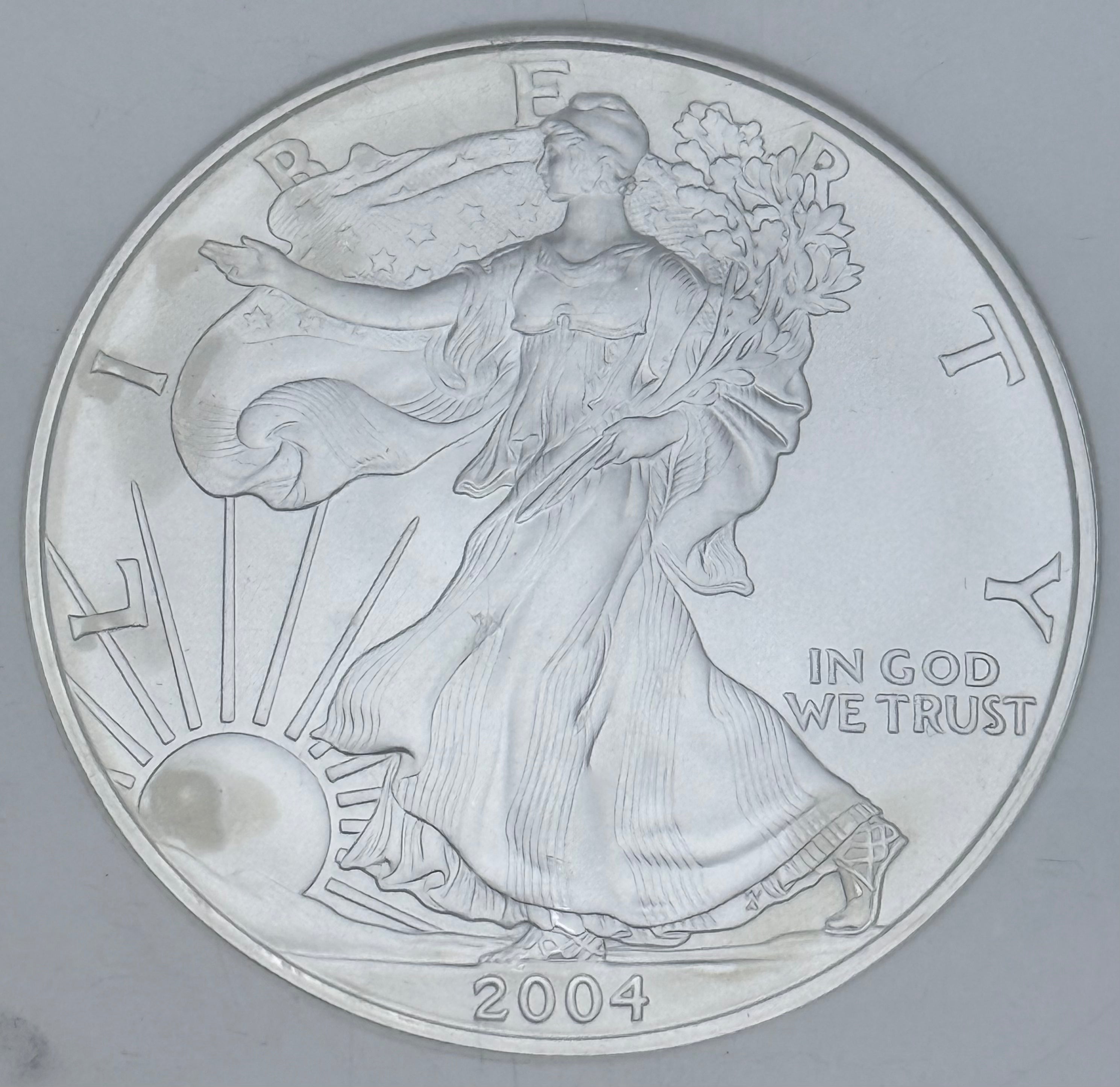 2004 $1 US American Silver Eagle NGC MS69