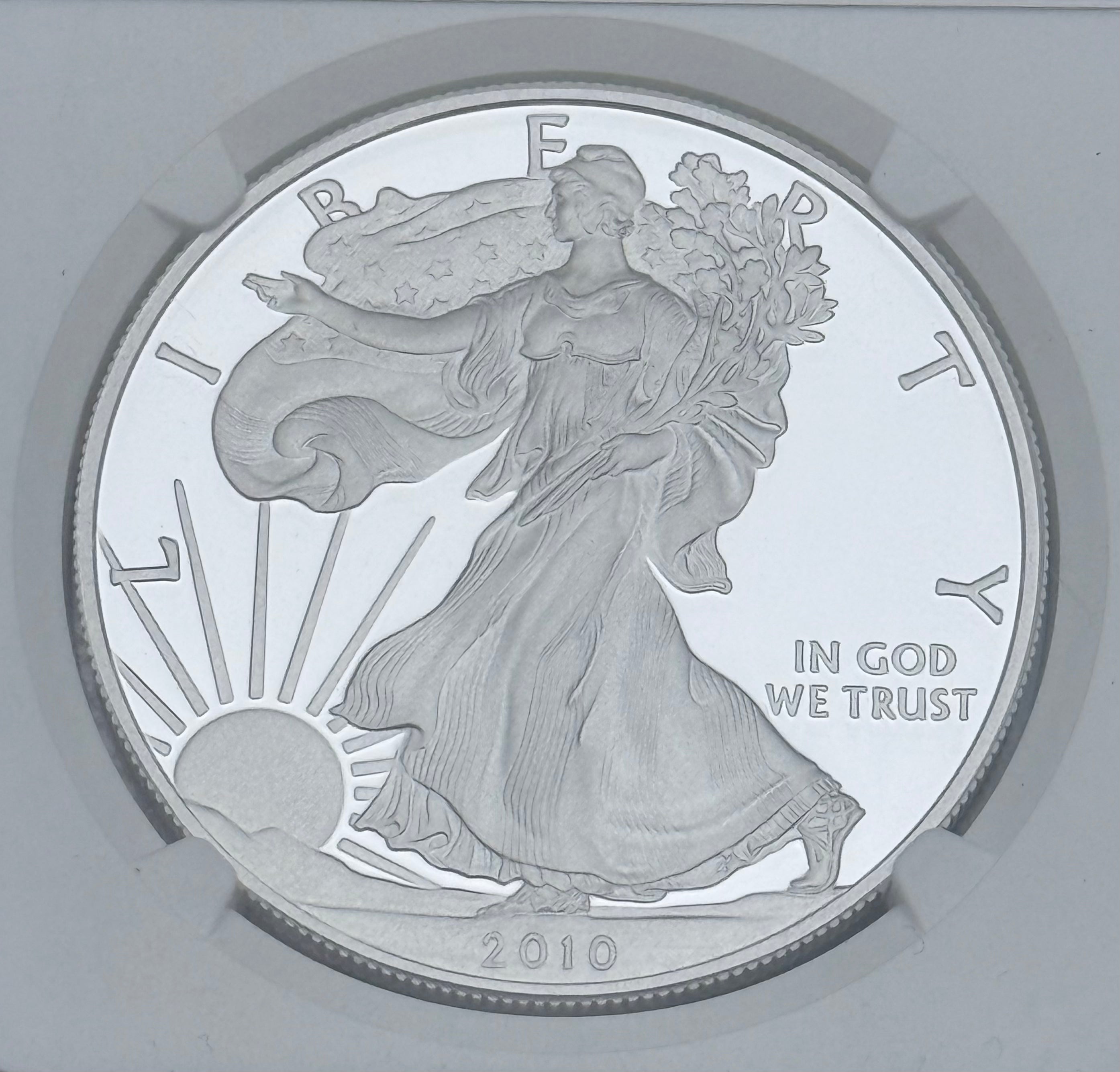 2010-W $1 US Silver Eagle ~ NGC PF70 Ultra Cameo~ Early Release