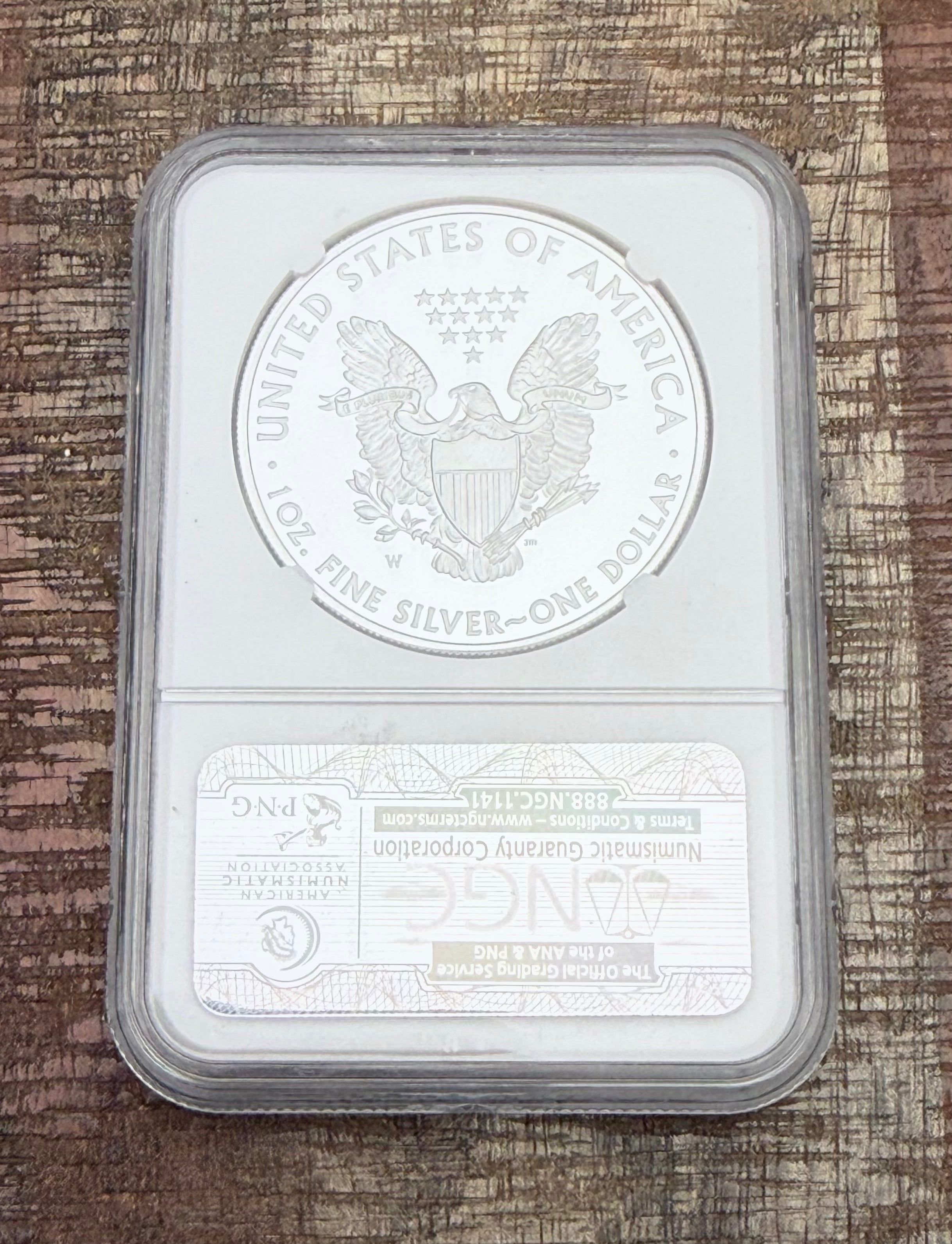 2010-W $1 US Silver Eagle ~ NGC PF70 Ultra Cameo~ Early Release