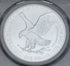 2021 $1 US American Silver Eagle, Eagle Landing T-2, FDOI, PCGS MS70, Damstra signed